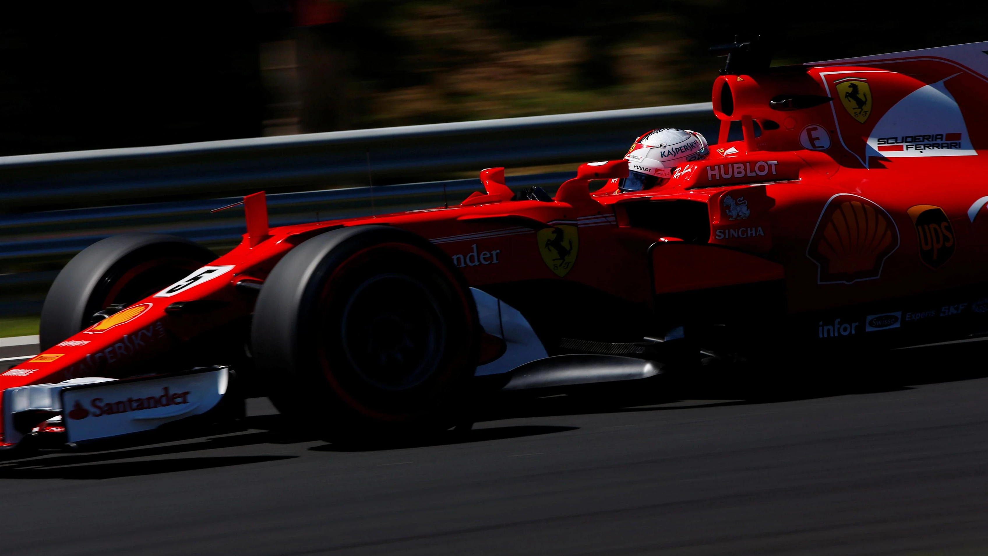 Sebastian Vettel (GER) Ferrari SF70-H at Formula One World Championship, Rd11, Hungarian Grand