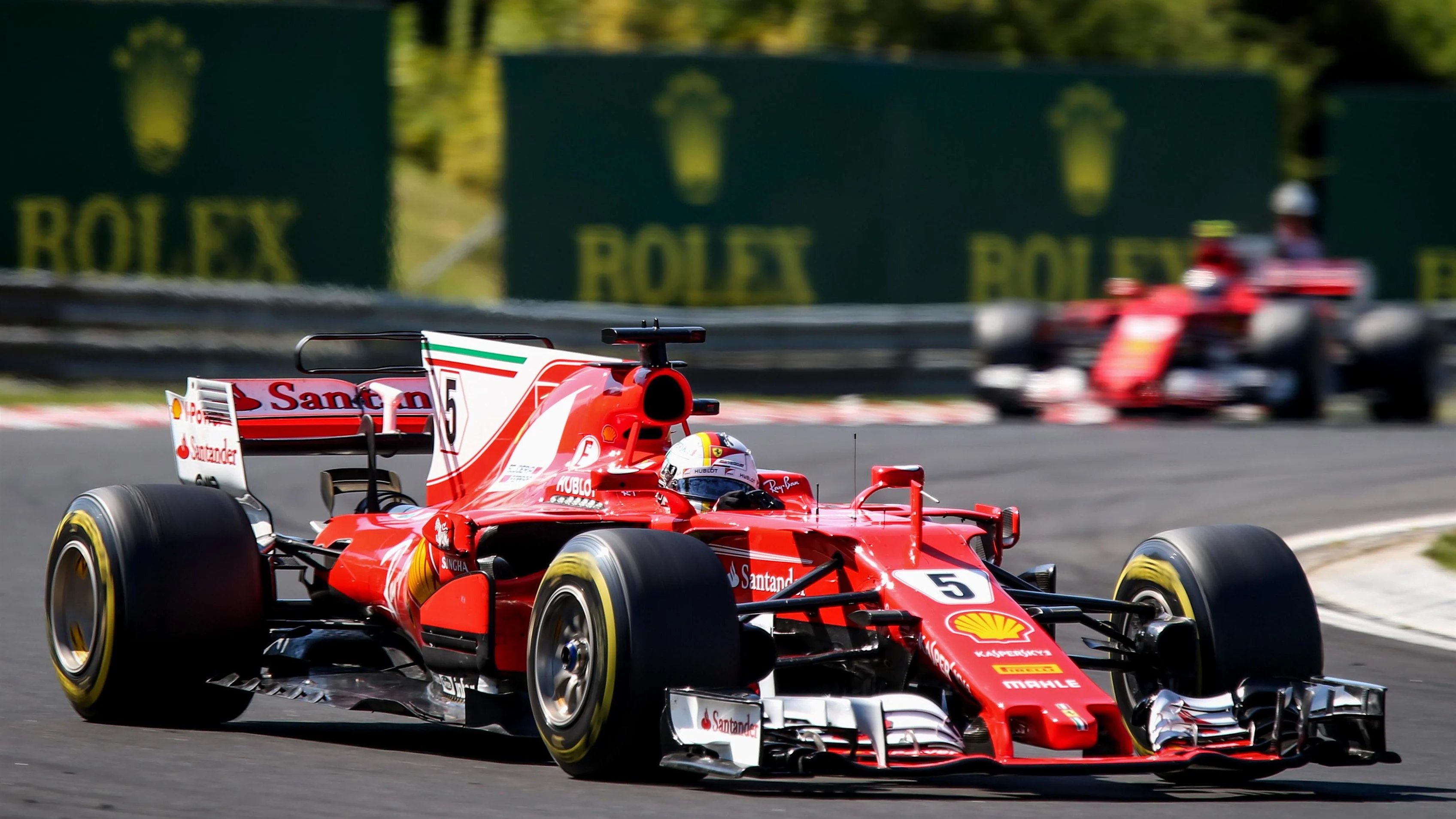 Sebastian Vettel (GER) Ferrari SF70-H at Formula One World Championship, Rd11, Hungarian Grand