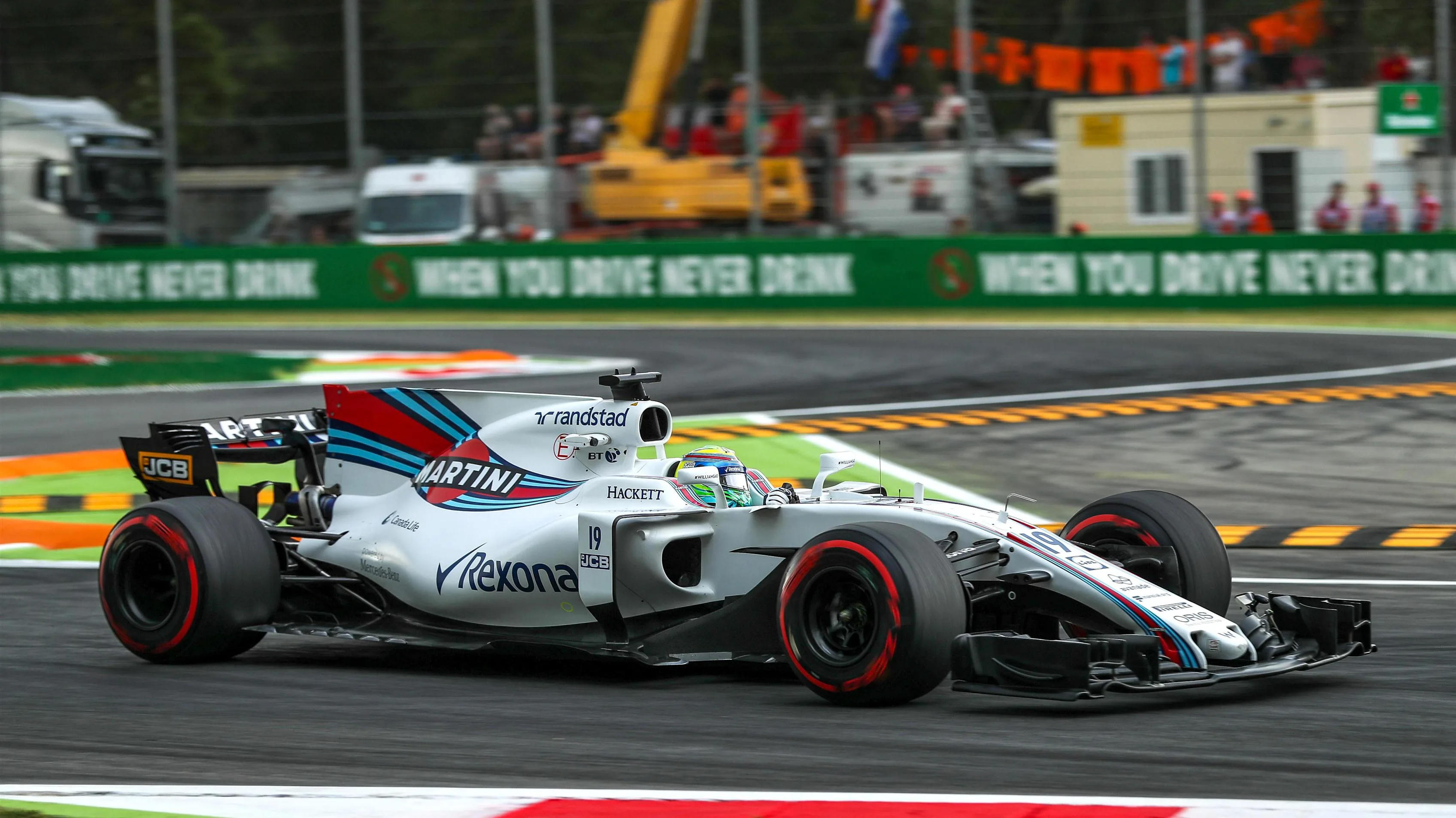 Felipe Massa (BRA) Williams FW40 at Formula One World Championship, Rd13, Italian Grand Prix, Practice, Monza, Italy, Friday 1 September 2017. © Sutton Images