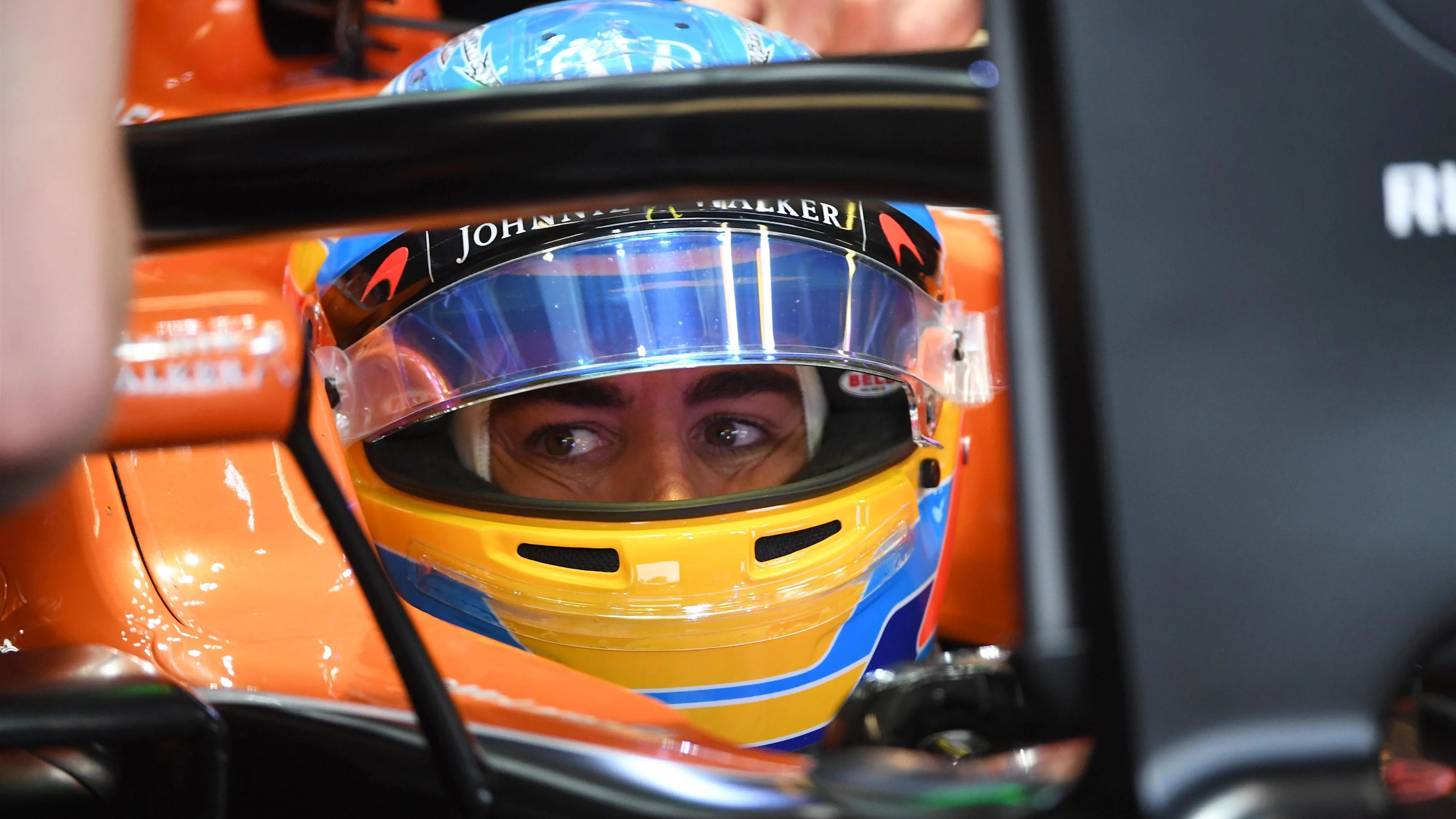 Fernando Alonso (ESP) McLaren MCL32 at Formula One World Championship, Rd13, Italian Grand Prix, Practice, Monza, Italy, Friday 1 September 2017. © Sutton Images