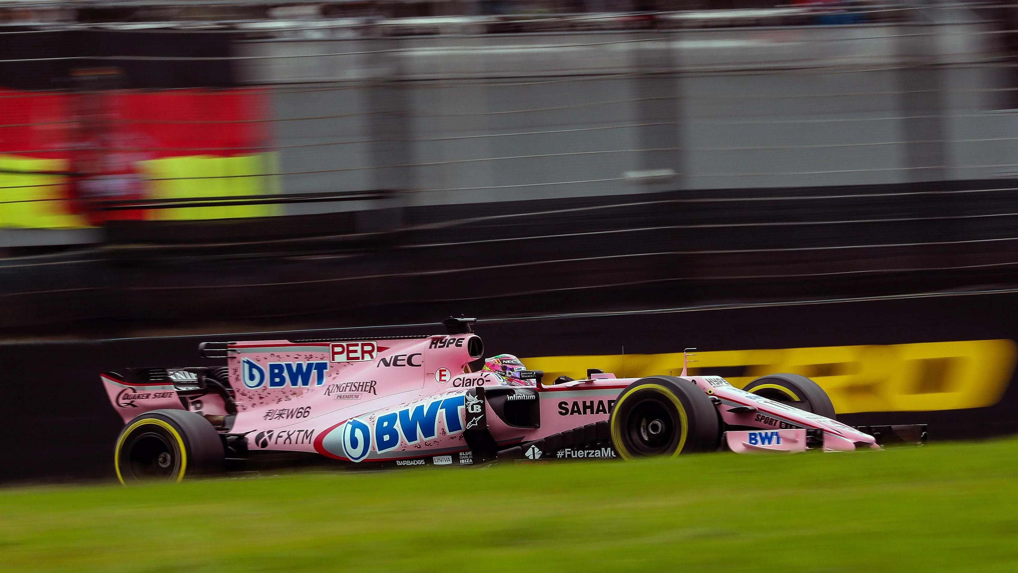 Sergio Perez (MEX) Force India VJM10 at Formula One World Championship, Rd16, Japanese Grand Prix, Practice, Suzuka, Japan, Friday 6 October 2017. © Kym Illman/Sutton Images