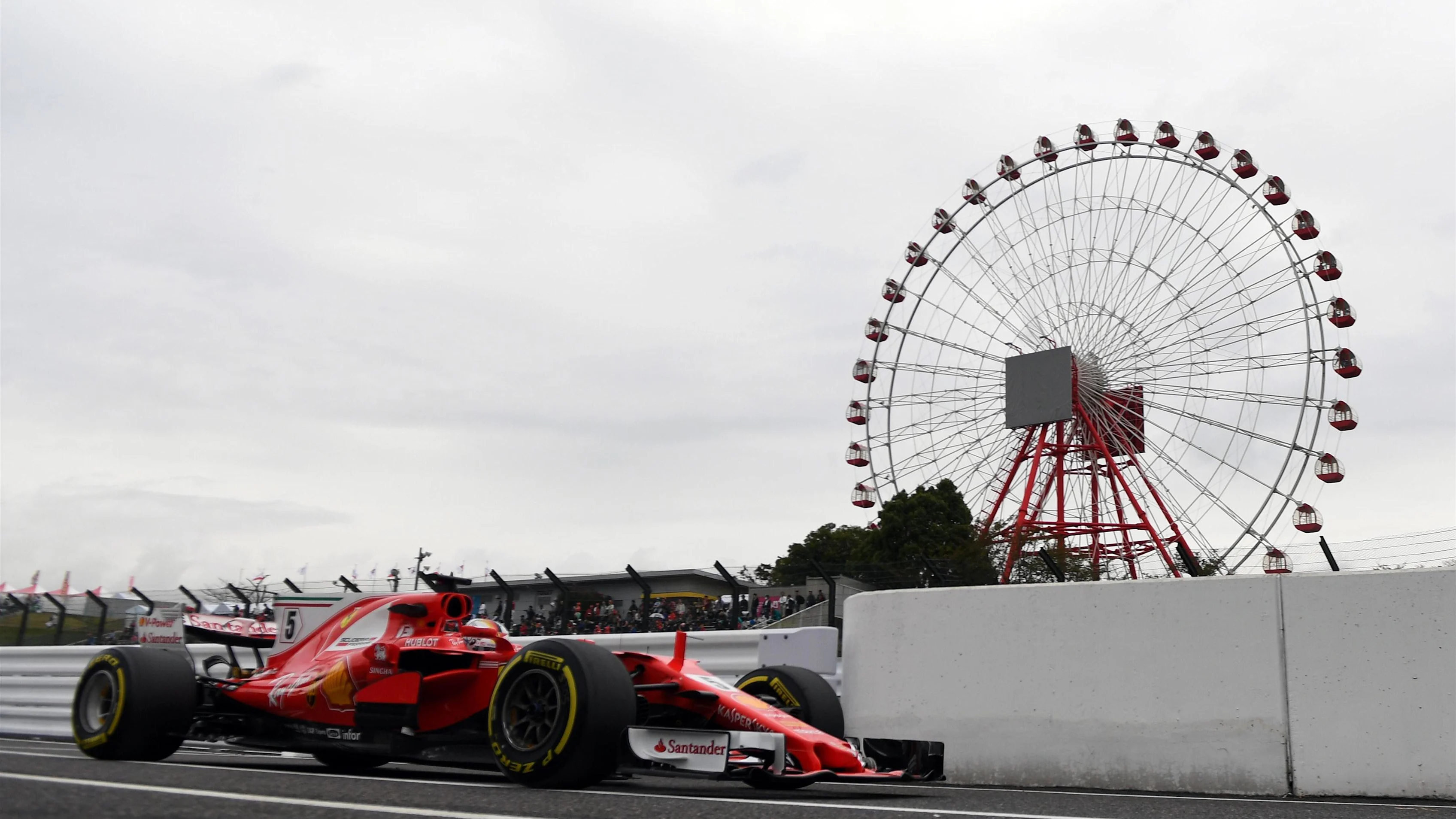 Sebastian Vettel (GER) Ferrari SF70-H at Formula One World Championship, Rd16, Japanese Grand Prix, Practice, Suzuka, Japan, Friday 6 October 2017. © Mark Sutton/Sutton Images