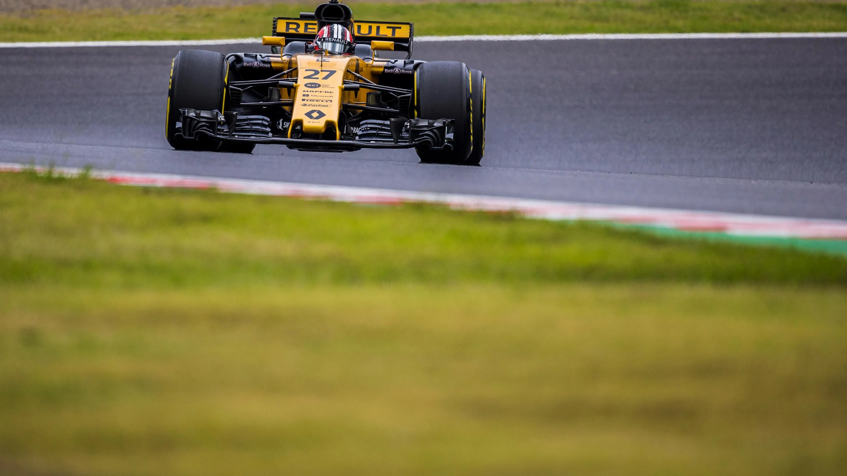 Nico Hulkenberg (GER) Renault Sport F1 Team RS17 at Formula One World Championship, Rd16, Japanese Grand Prix, Qualifying, Suzuka, Japan, Saturday 7 October 2017. © Manuel Goria/Sutton Images