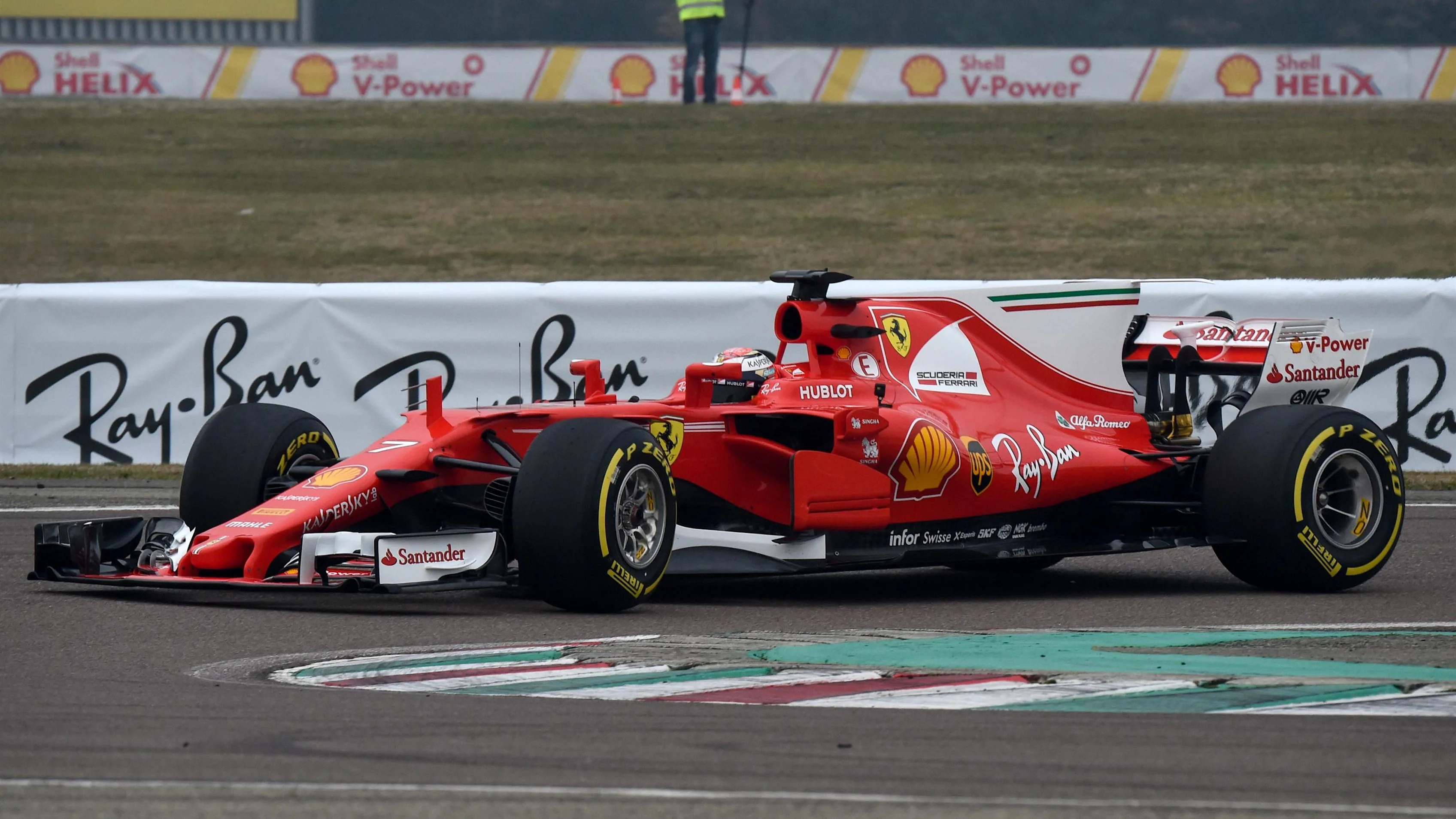 Kimi Raikkonen (FIN) Ferrari SF70-H at Ferrari SF70-H First Run, Fiorano, Italy, 24 February 2017. © Sutton Images