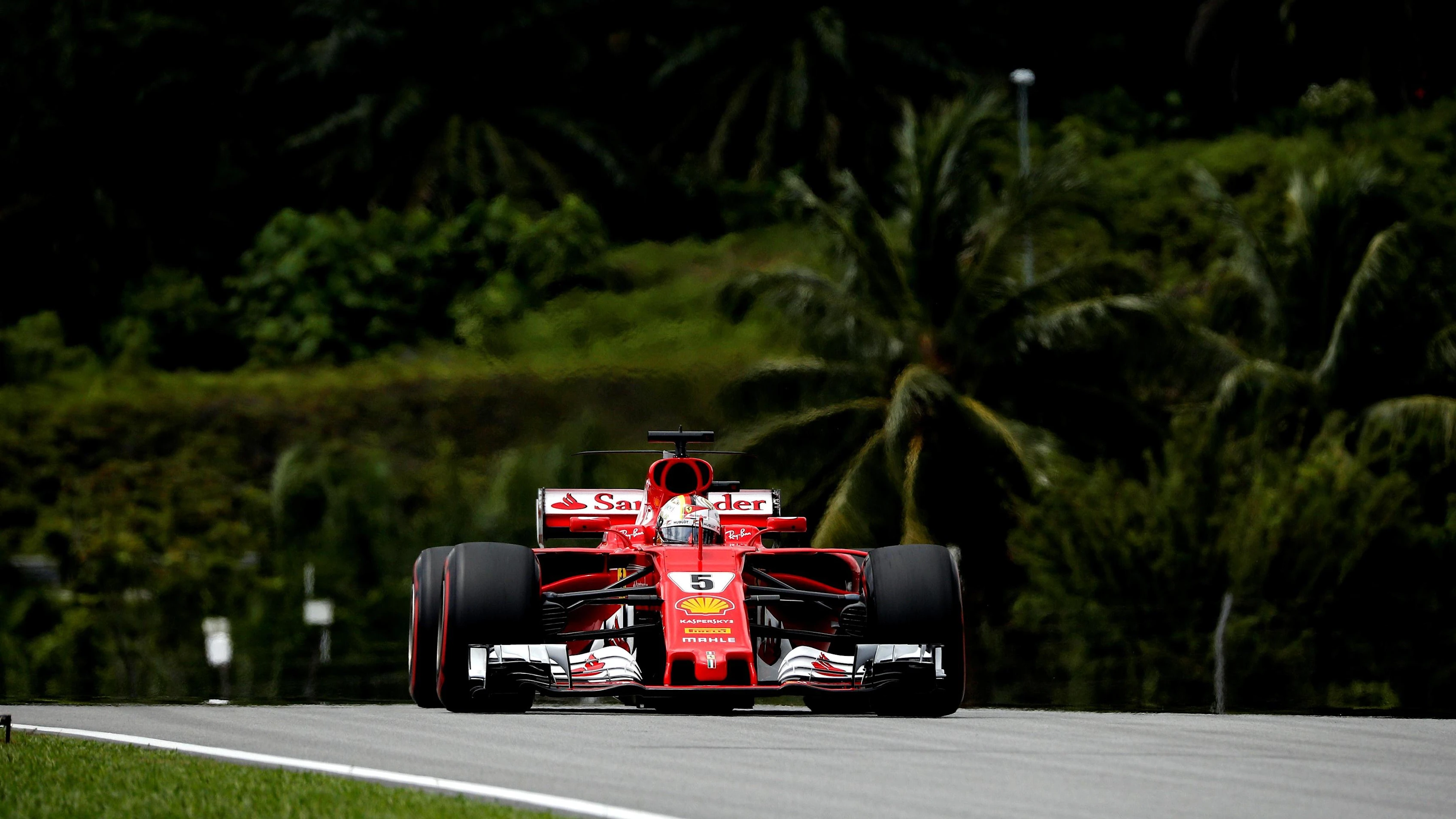 Sebastian Vettel (GER) Ferrari SF70-H at Formula One World Championship, Rd15, Malaysian Grand