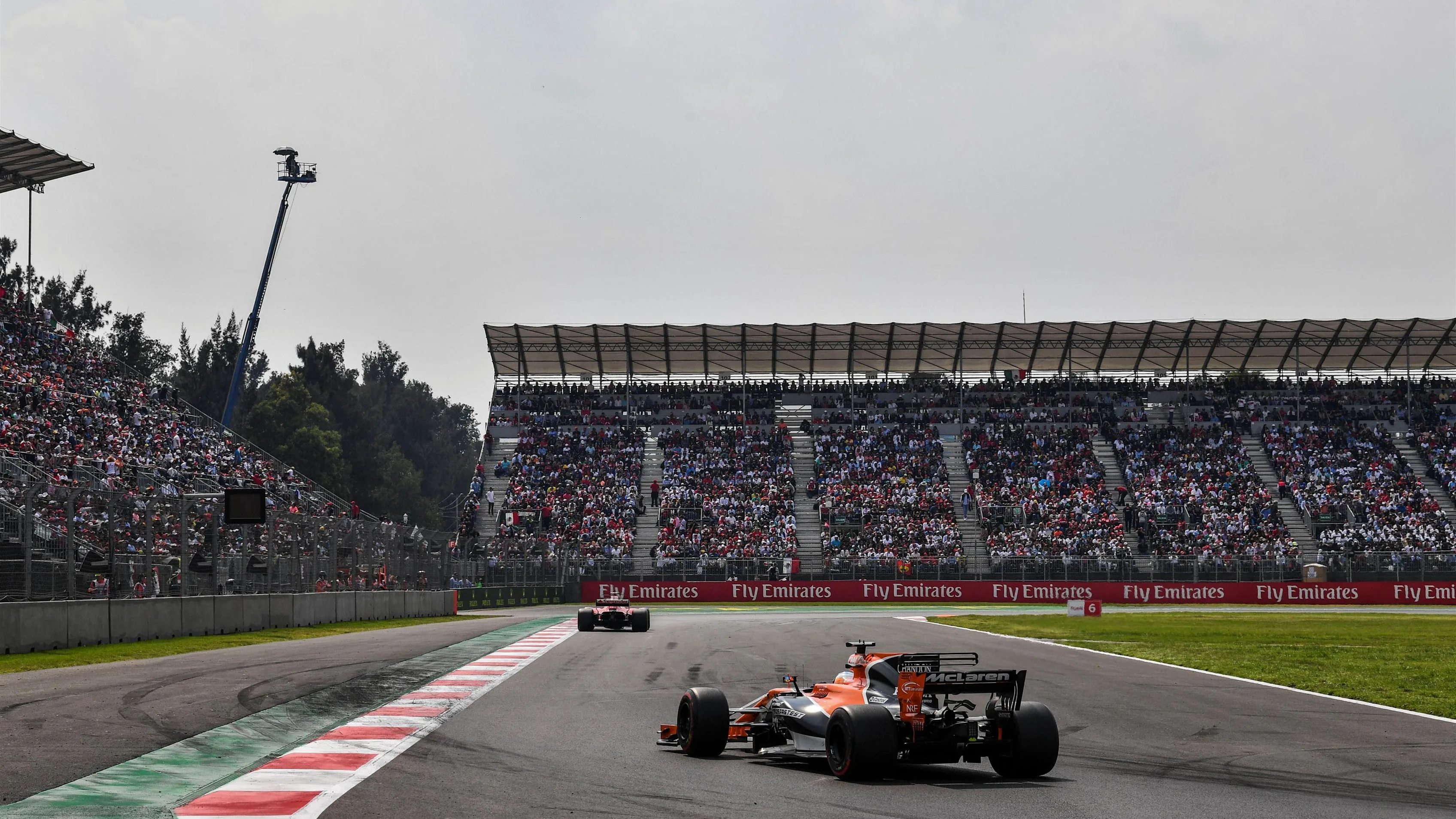 Fernando Alonso (ESP) McLaren MCL32 at Formula One World Championship, Rd18, Mexican Grand Prix,