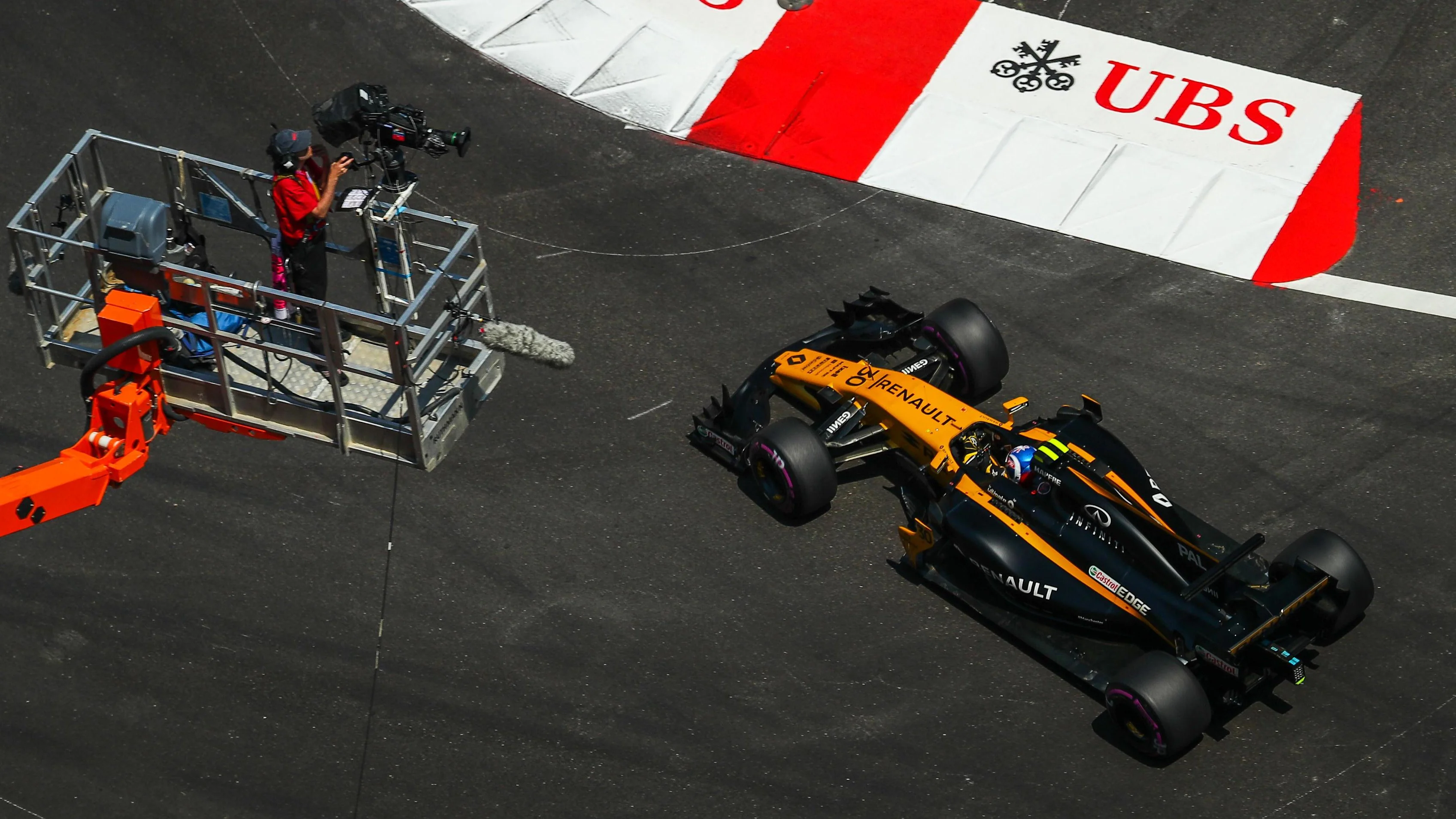 Jolyon Palmer (GBR) Renault Sport F1 Team RS17 at Formula One World Championship, Rd6, Monaco Grand Prix, Qualifying, Monte-Carlo, Monaco, Saturday 27 May 2017. © Sutton Images