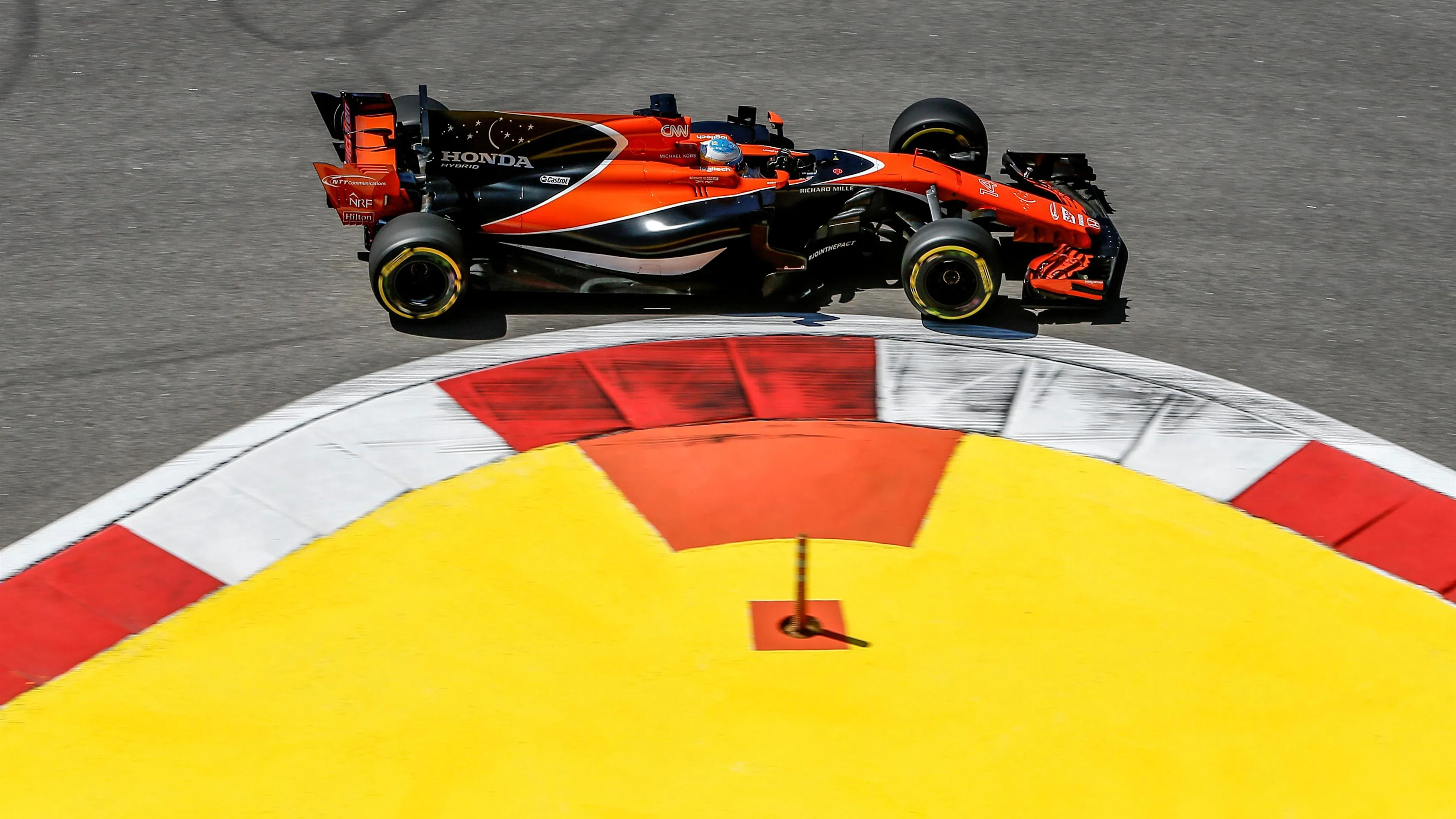 Fernando Alonso (ESP) McLaren MCL32 at Formula One World Championship, Rd4, Russian Grand Prix, Practice, Sochi Autodrom, Sochi, Krasnodar Krai, Russia, Friday 28 April 2017. © Sutton Motorsport Images