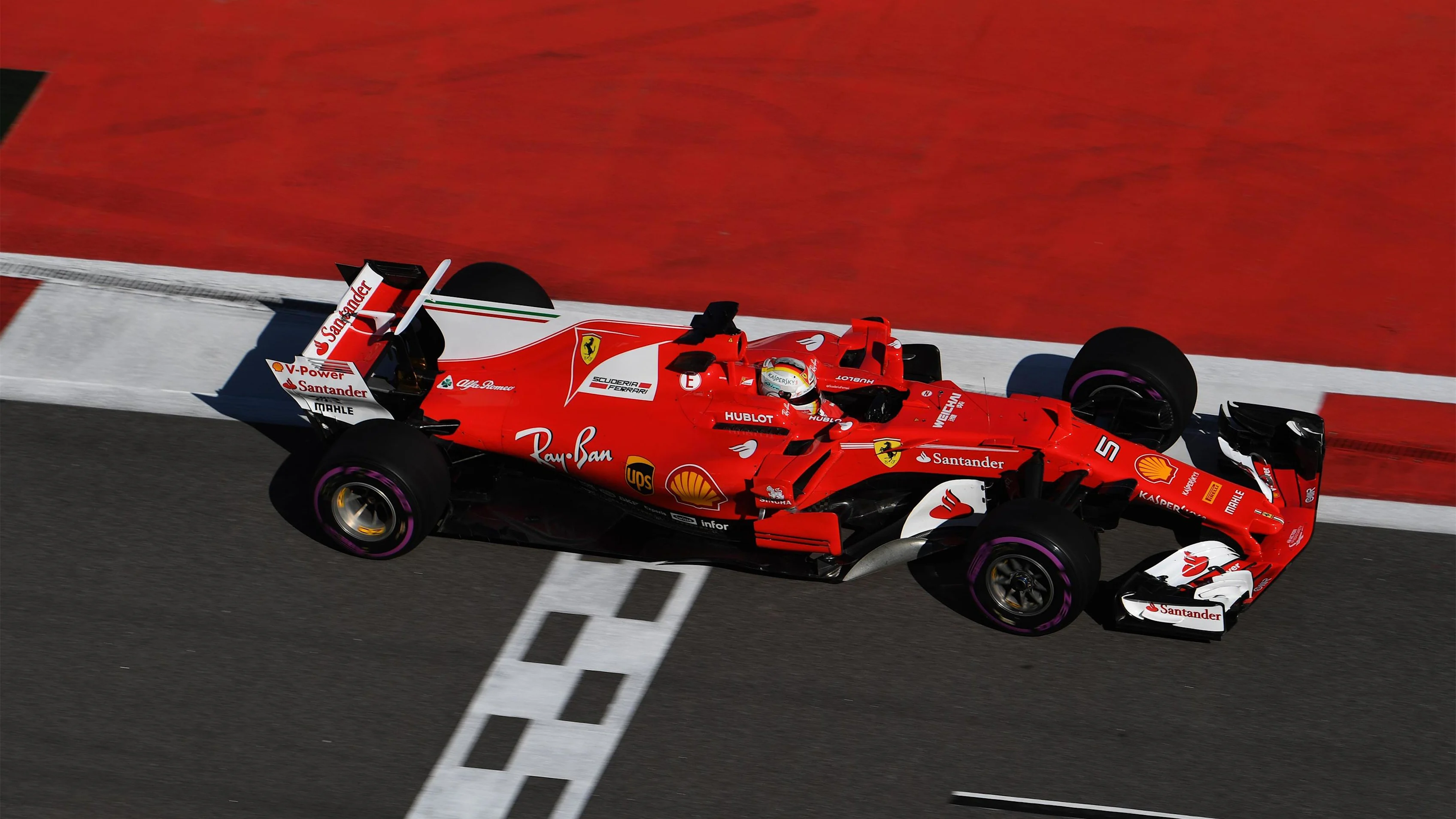 Sebastian Vettel (GER) Ferrari SF70-H at Formula One World Championship, Rd4, Russian Grand Prix, Practice, Sochi Autodrom, Sochi, Krasnodar Krai, Russia, Friday 28 April 2017. © Sutton Motorsport Images