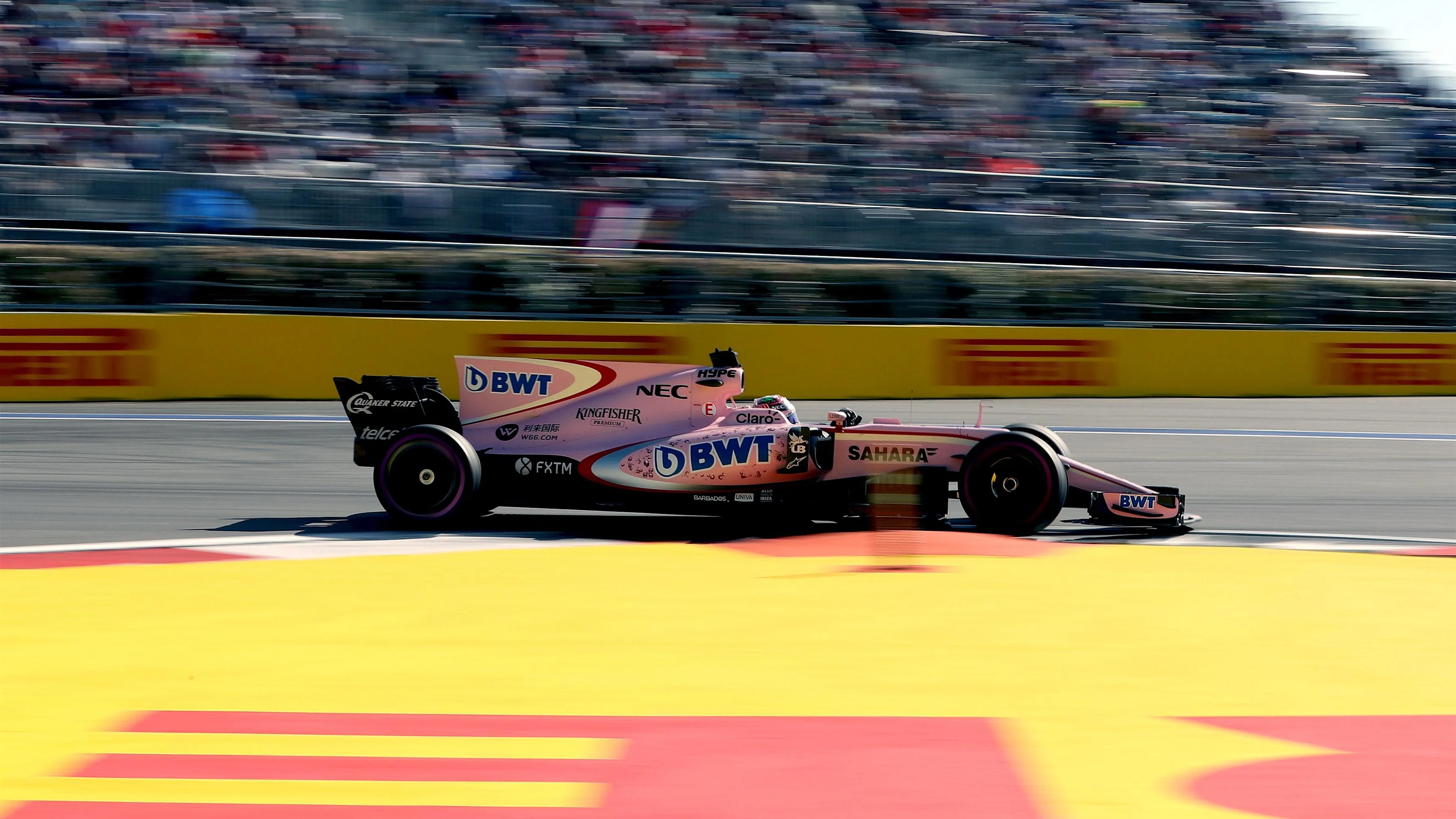 Sergio Perez (MEX) Force India VJM10 at Formula One World Championship, Rd4, Russian Grand Prix, Race, Sochi Autodrom, Sochi, Krasnodar Krai, Russia, Sunday 30 April 2017. © Sutton Motorsport Images