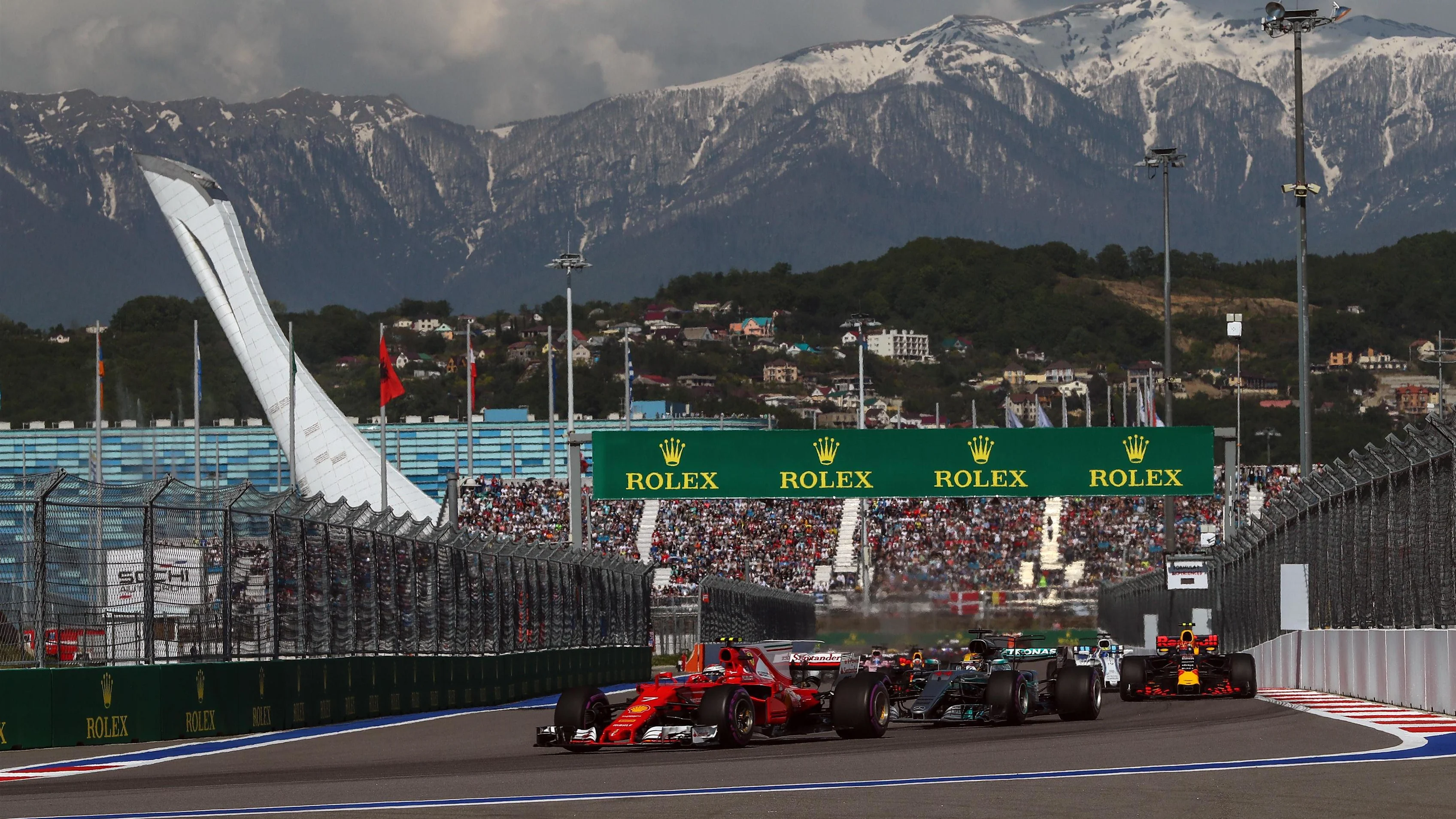 Kimi Raikkonen (FIN) Ferrari SF70-H at Formula One World Championship, Rd4, Russian Grand Prix,