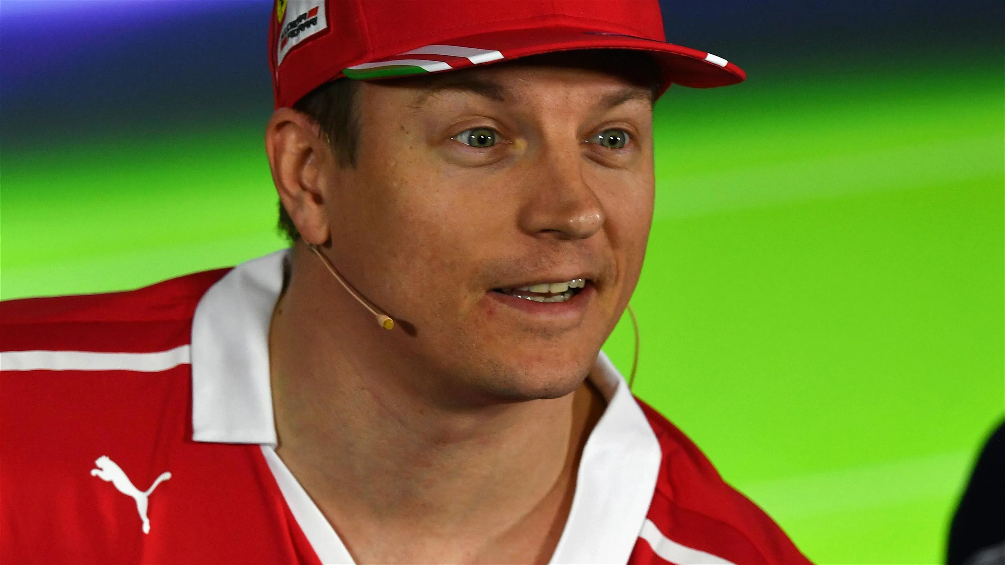 Kimi Raikkonen (FIN) Ferrari in the Press Conference at Formula One World Championship, Rd4, Russian Grand Prix, Preparations, Sochi Autodrom, Sochi, Krasnodar Krai, Russia, Thursday 27 April 2017. © Sutton Motorsport Images