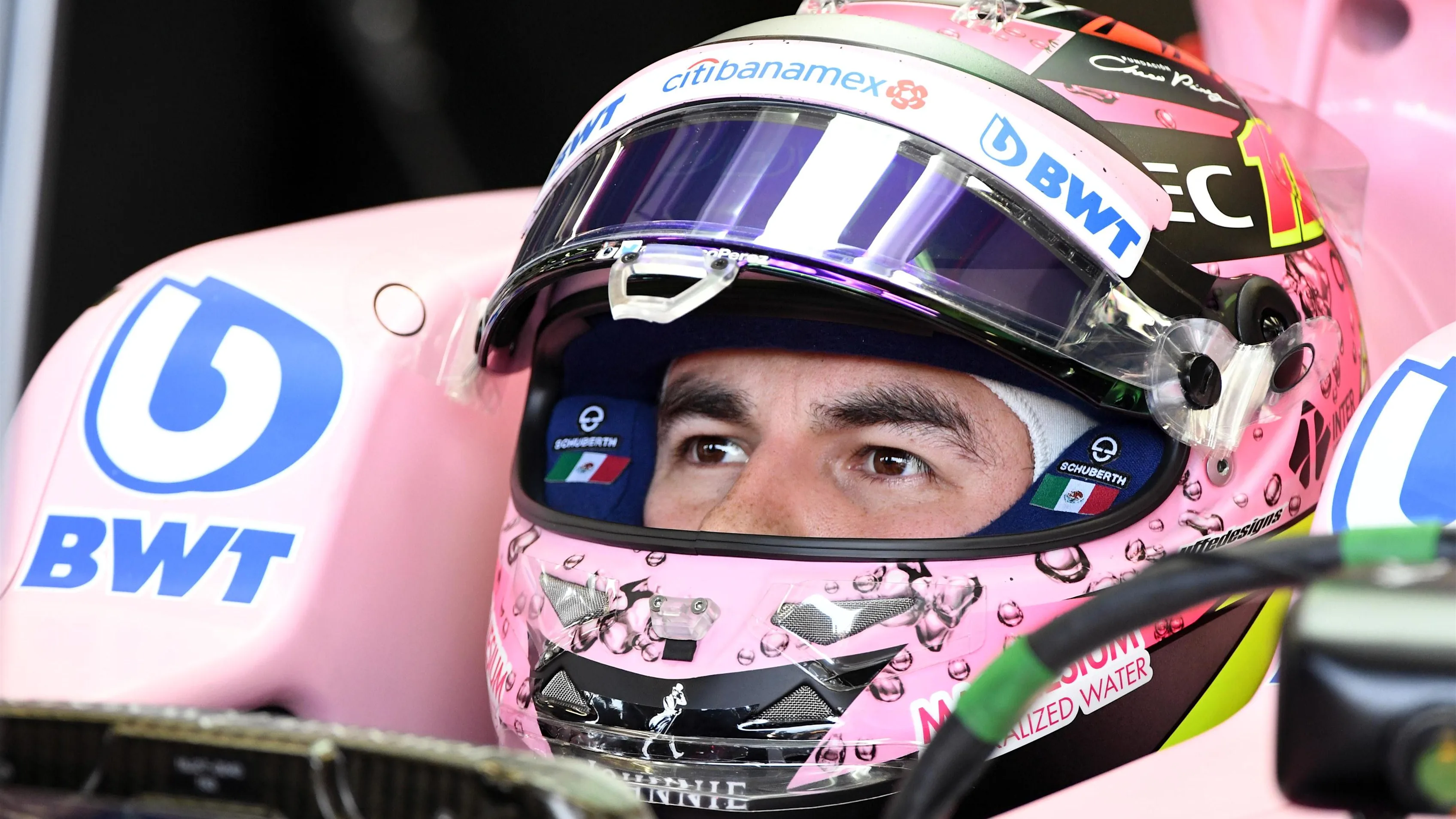 Sergio Perez (MEX) Force India VJM10 at Formula One World Championship, Rd14, Singapore Grand Prix, Practice, Marina Bay Street Circuit, Singapore, Friday 15 September 2017. © Sutton Images