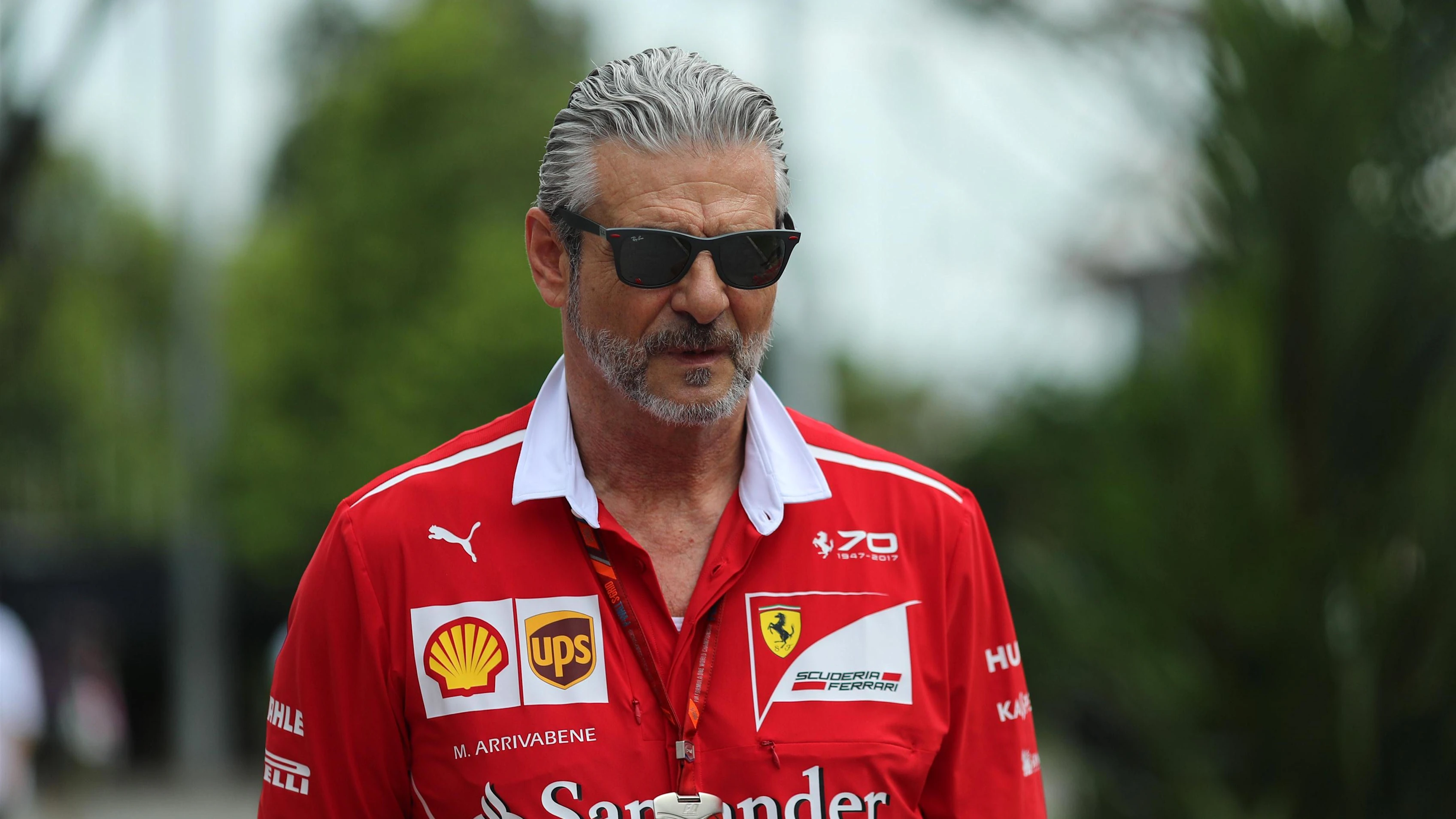 From Saturday... Maurizio Arrivabene (ITA) Ferrari Team Principal at Formula One World Championship, Rd14, Singapore Grand Prix, Qualifying, Marina Bay Street Circuit, Singapore, Saturday 16 September 2017. © Sutton Images