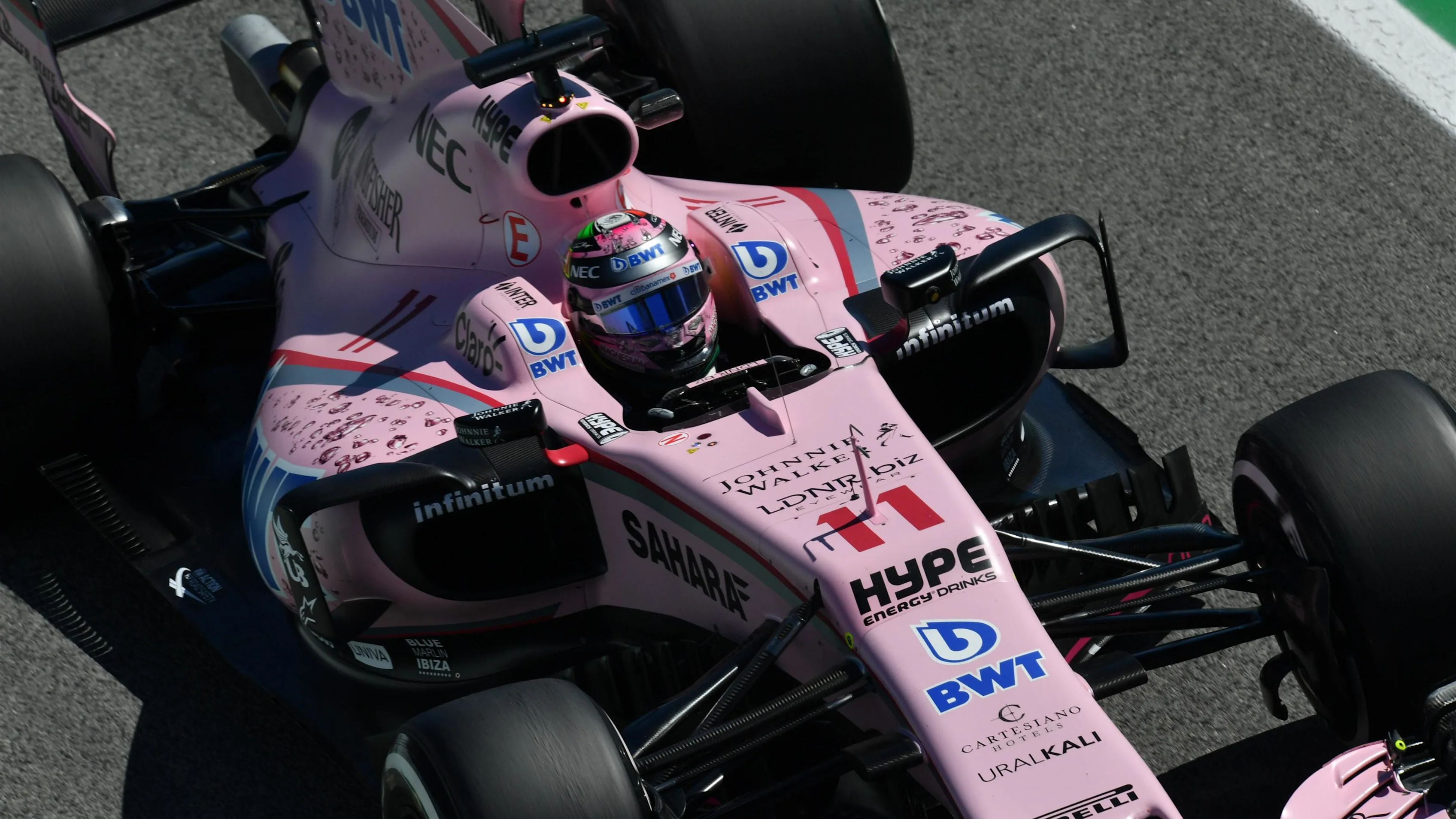 Sergio Perez (MEX) Force India VJM10 at Formula One World Championship, Rd5, Spanish Grand Prix, Practice, Barcelona, Spain, Friday 12 May 2017. © Sutton Motorsport Images