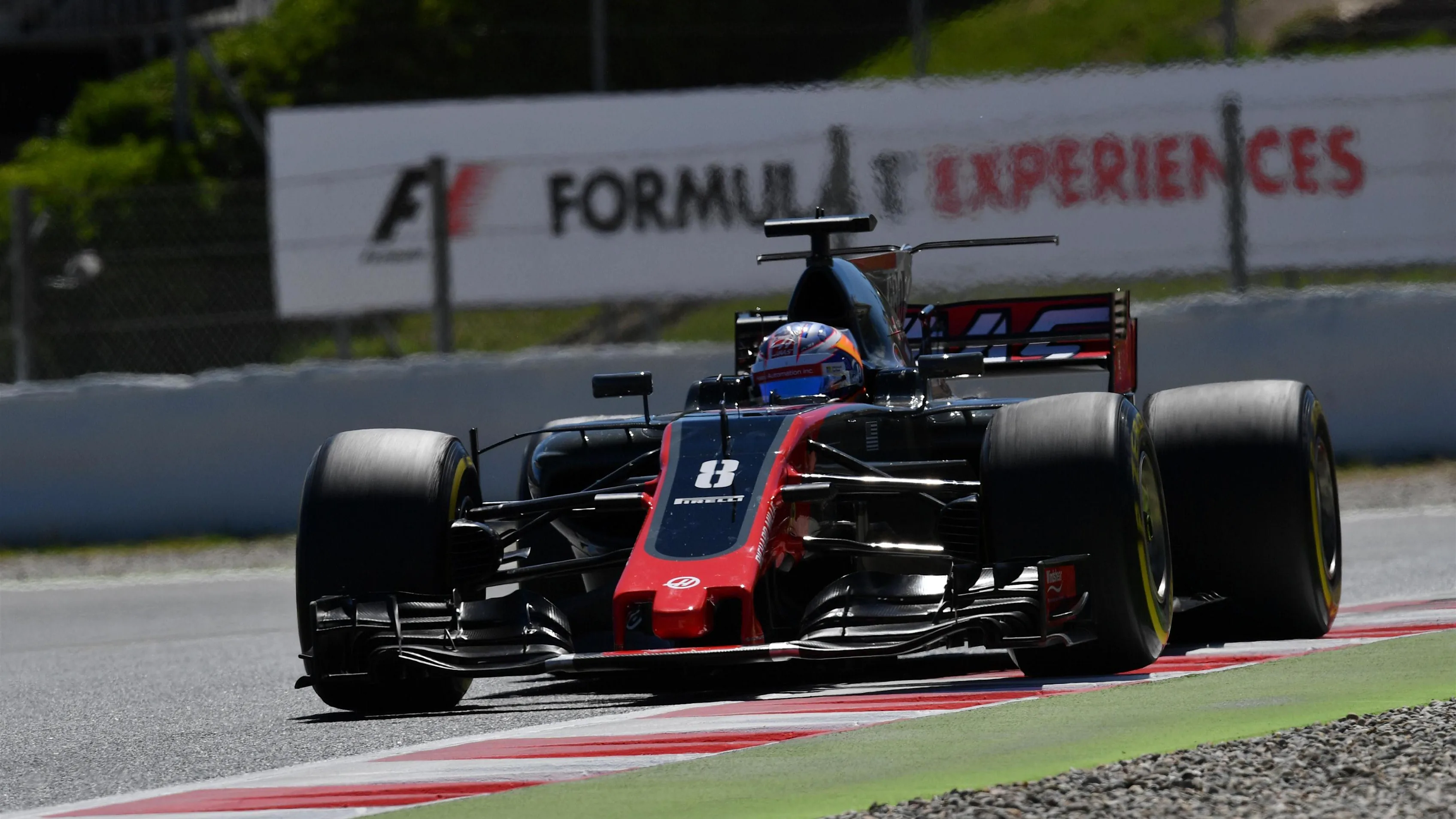 Romain Grosjean (FRA) Haas VF-17 at Formula One World Championship, Rd5, Spanish Grand Prix, Practice, Barcelona, Spain, Friday 12 May 2017. © Sutton Motorsport Images