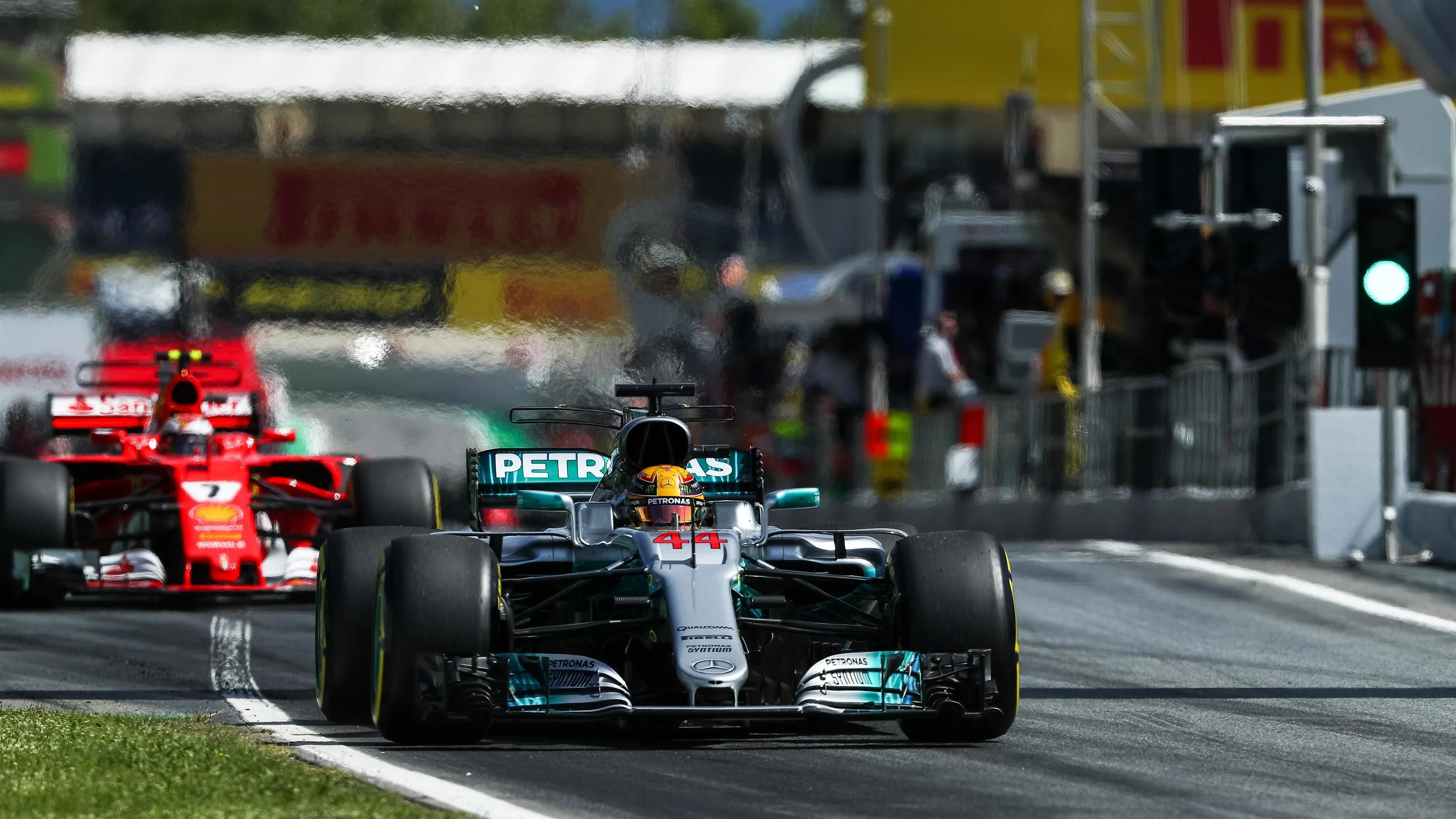 Lewis Hamilton (GBR) Mercedes-Benz F1 W08 Hybrid at Formula One World Championship, Rd5, Spanish Grand Prix, Qualifying, Barcelona, Spain, Saturday 13 May 2017. © Sutton Motorsport Images/Kym Illman