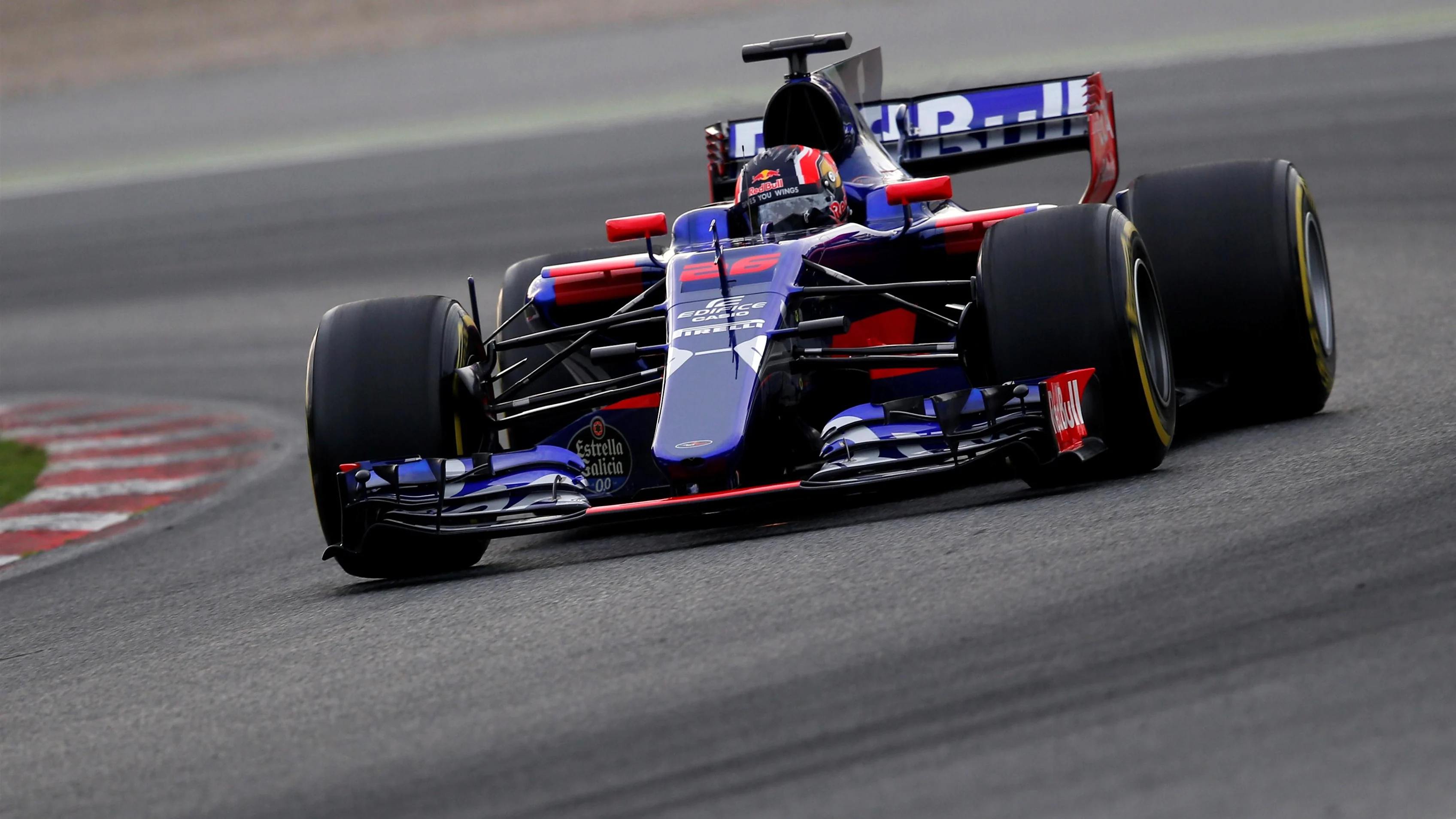 Daniil Kvyat (RUS) Scuderia Toro Rosso STR12 at Formula One Testing, Day Three, Barcelona, Spain, 1 March 2017. © Sutton Images