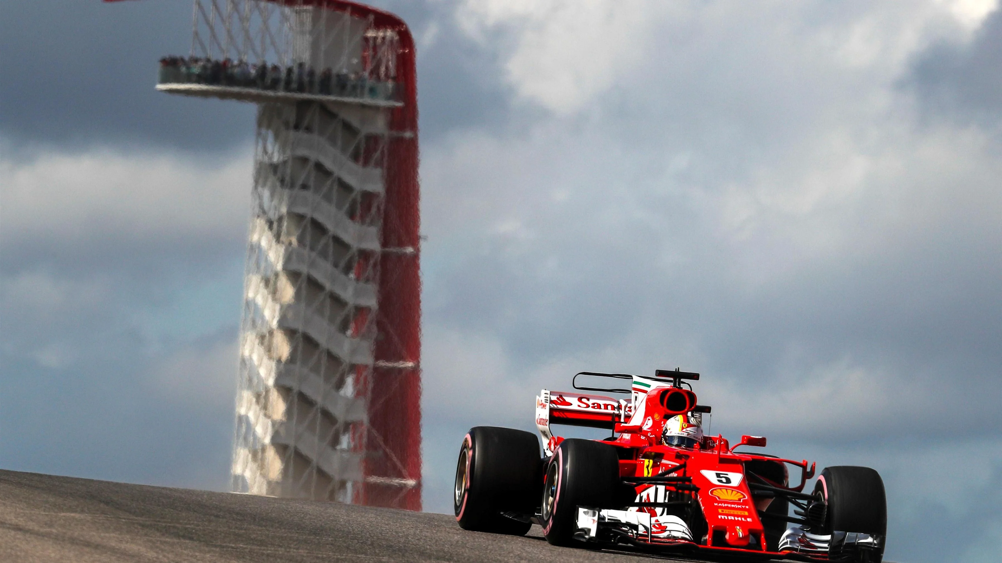 Sebastian Vettel (GER) Ferrari SF70-H at Formula One World Championship, Rd17, United States Grand