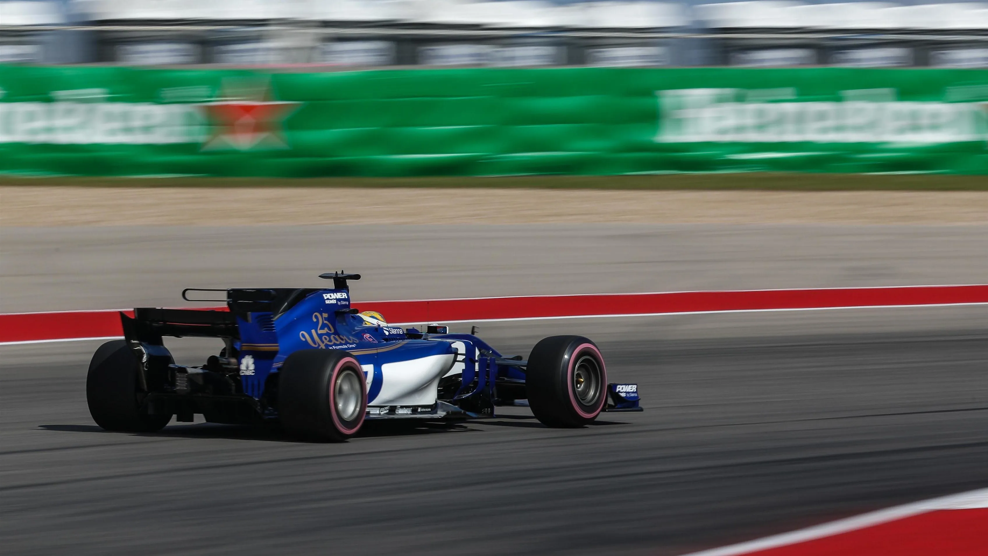 Marcus Ericsson (SWE) Sauber C36 at Formula One World Championship, Rd17, United States Grand Prix, Qualifying, Circuit of the Americas, Austin, Texas, USA, Saturday 21 October 2017. © Kym Illman/Sutton Images