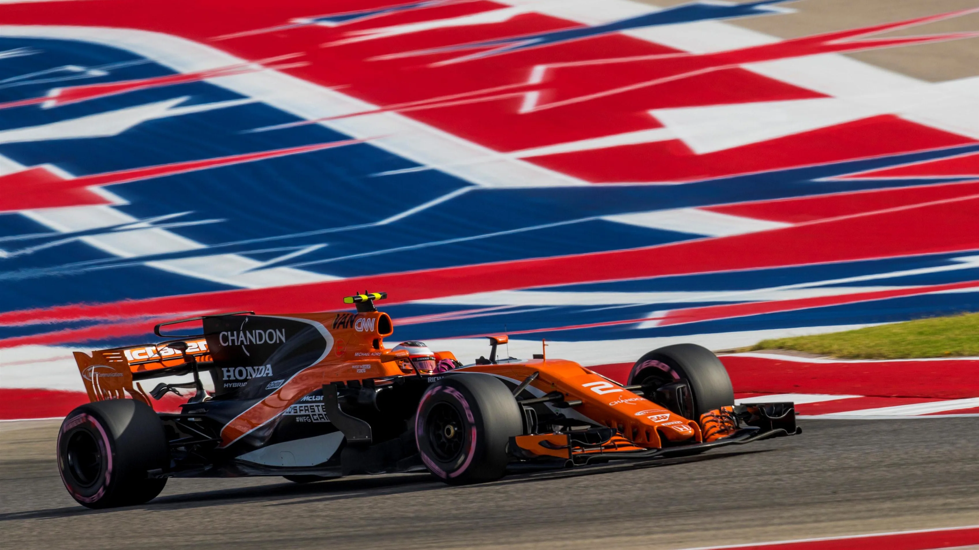 Stoffel Vandoorne (BEL) McLaren MCL32 at Formula One World Championship, Rd17, United States Grand