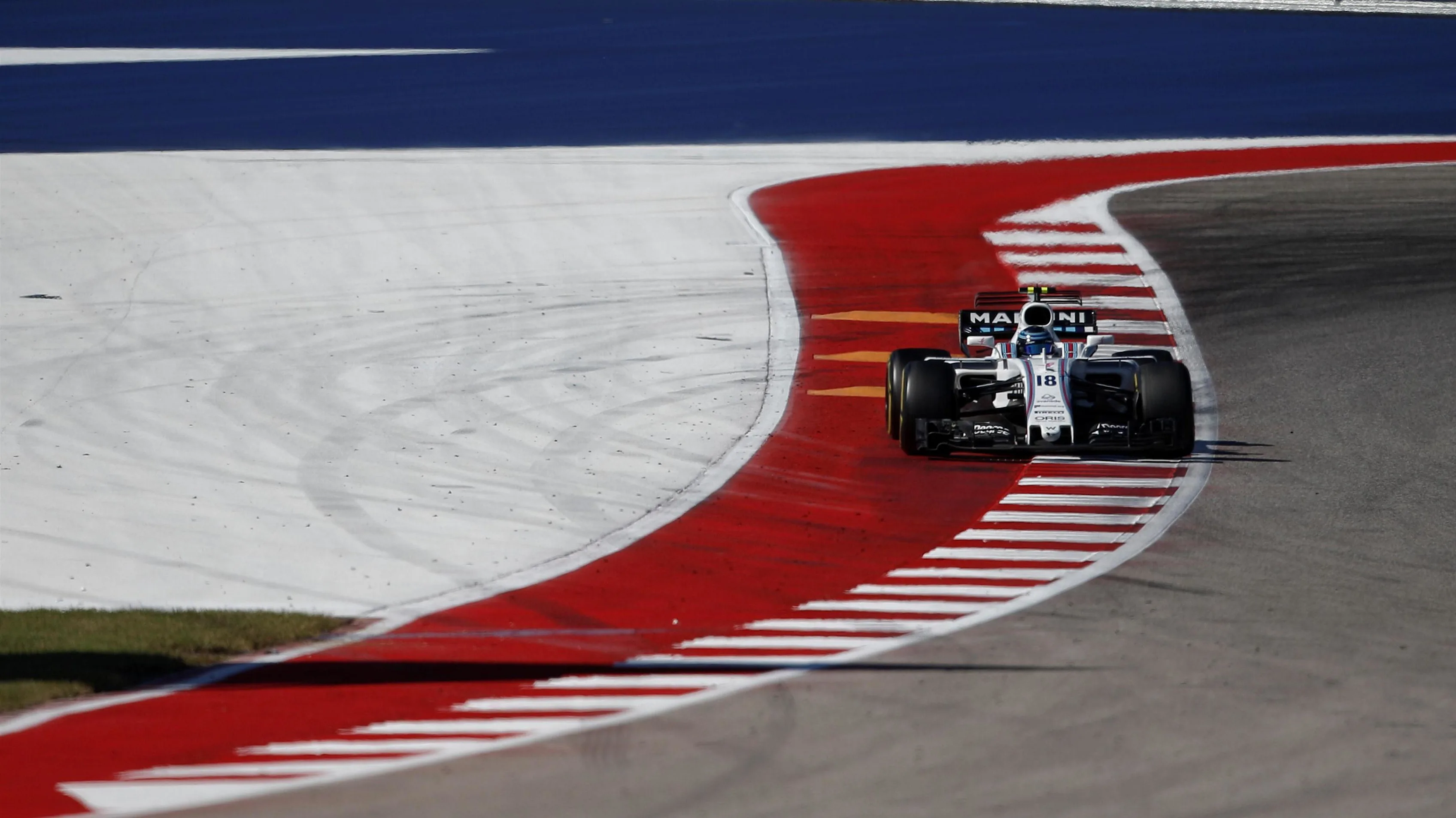 Lance Stroll (CDN) Williams FW40 at Formula One World Championship, Rd17, United States Grand Prix,