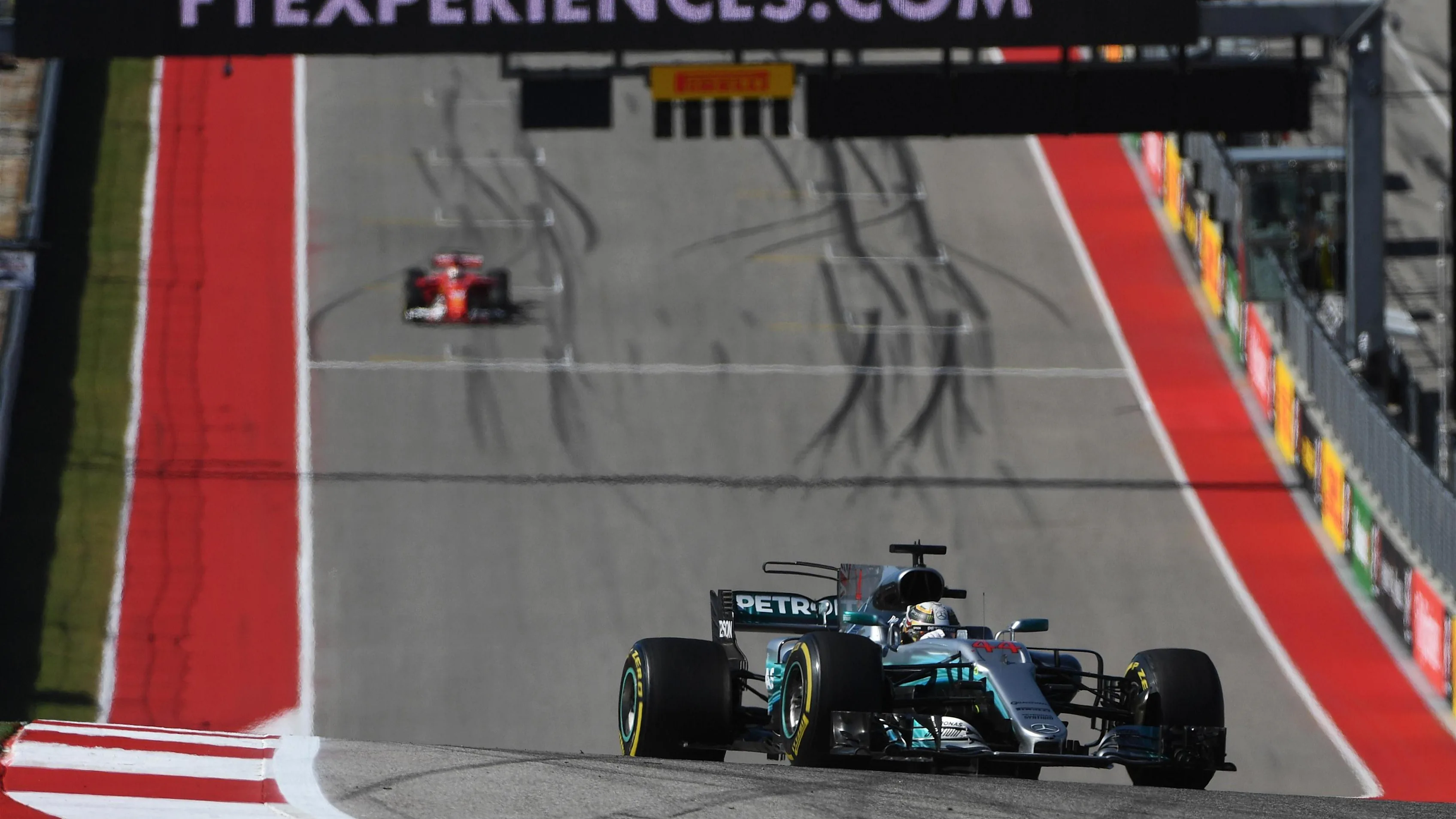 Lewis Hamilton (GBR) Mercedes-Benz F1 W08 Hybrid at Formula One World Championship, Rd17, United