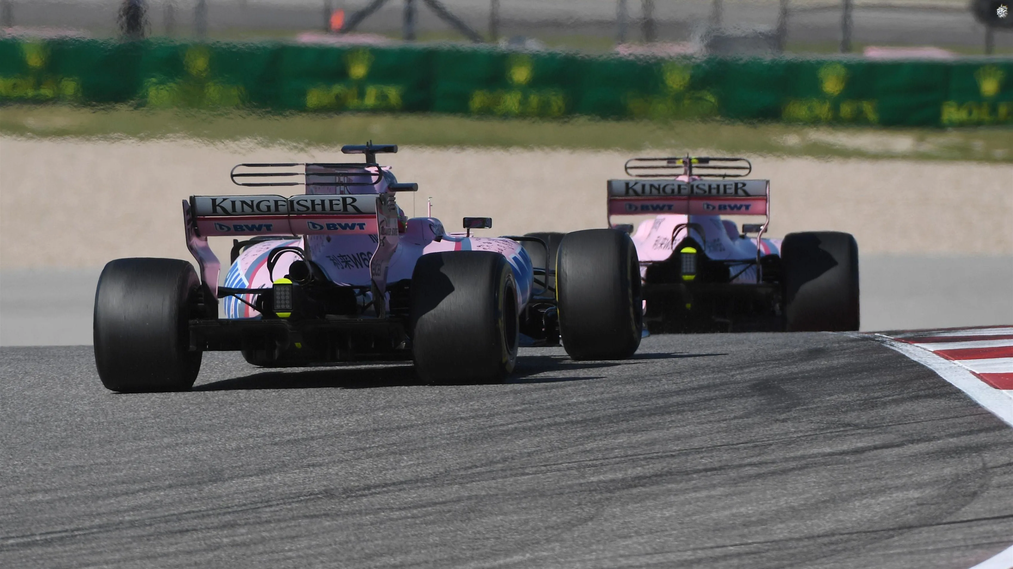 Sergio Perez (MEX) Force India VJM10 at Formula One World Championship, Rd17, United States Grand Prix, Race, Circuit of the Americas, Austin, Texas, USA, Sunday 22 October 2017. © Mark Sutton/Sutton Images
