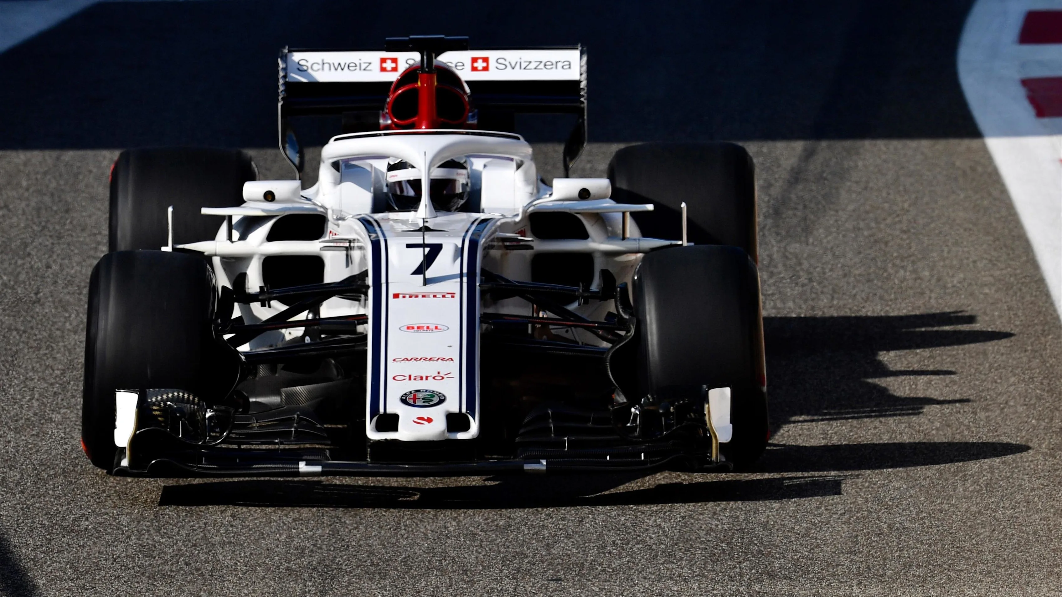 Kimi Raikkonen, Alfa Romeo Sauber C37 at Formula One Testing, Day One, Yas Marina Circuit, Abu