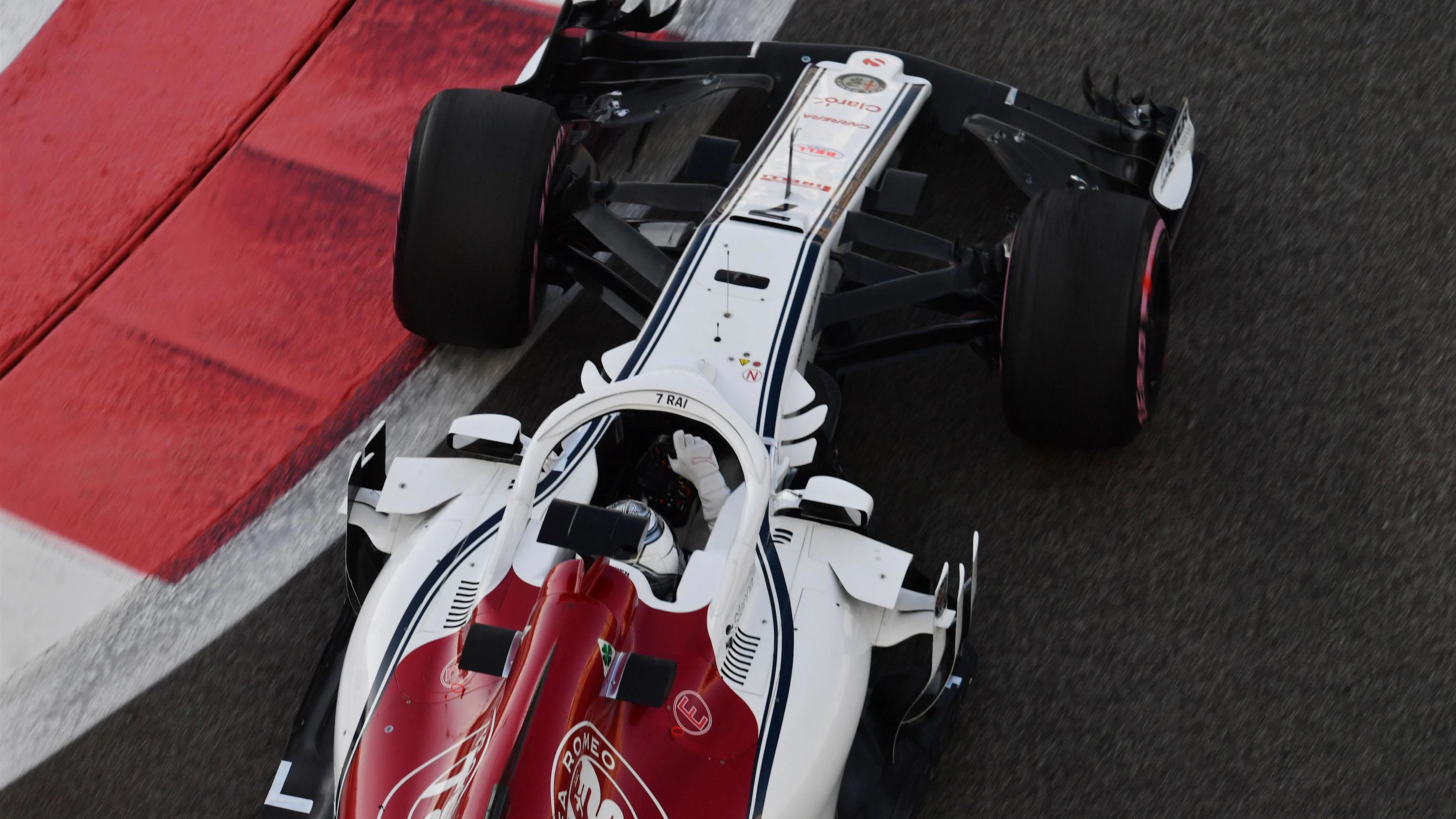 Kimi Raikkonen, Alfa Romeo Sauber C37 at Formula One Testing, Day One, Yas Marina Circuit, Abu