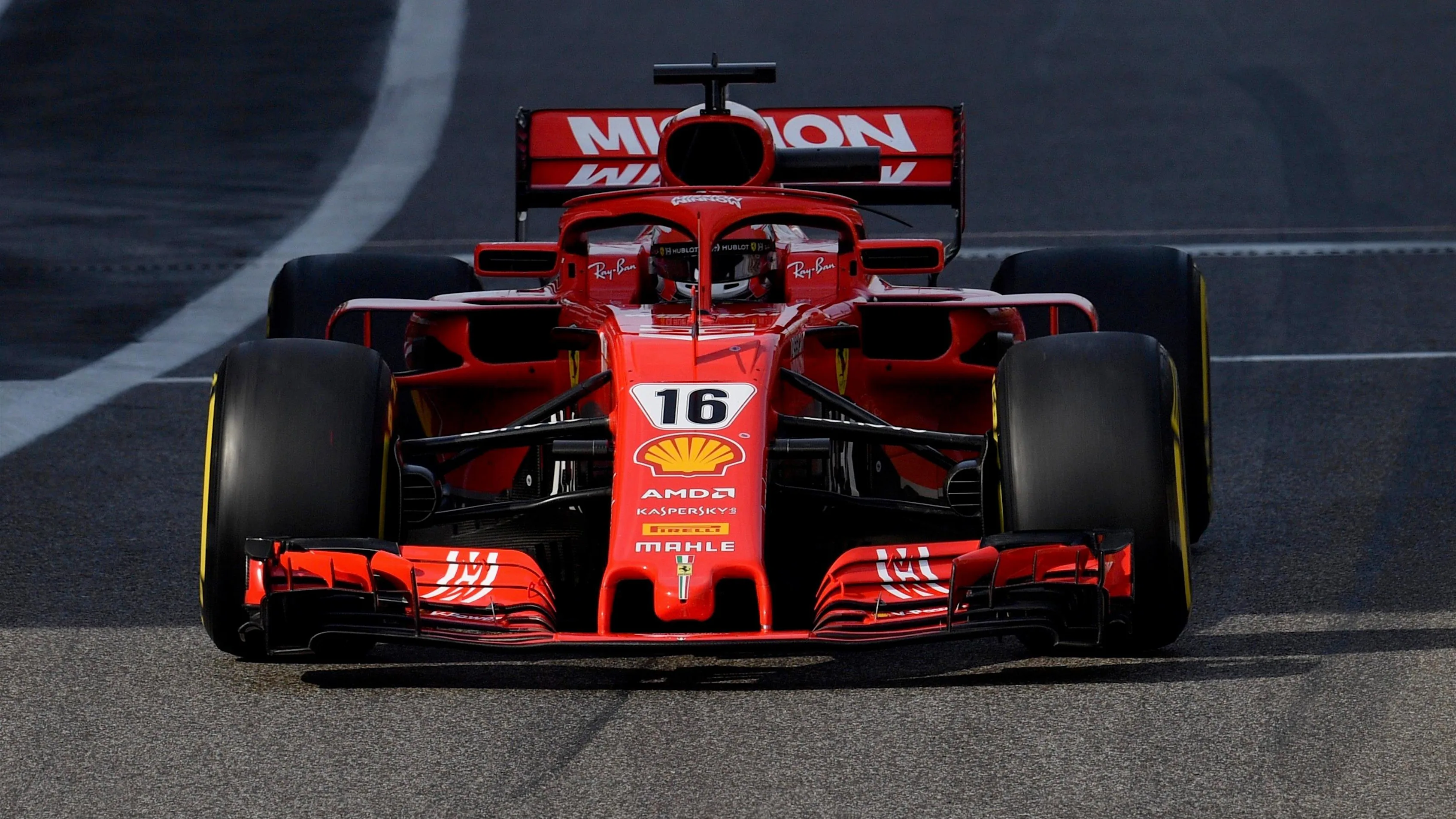 Charles Leclerc, Ferrari SF-71H at Formula One Testing, Day Two, Yas Marina Circuit, Abu Dhabi,