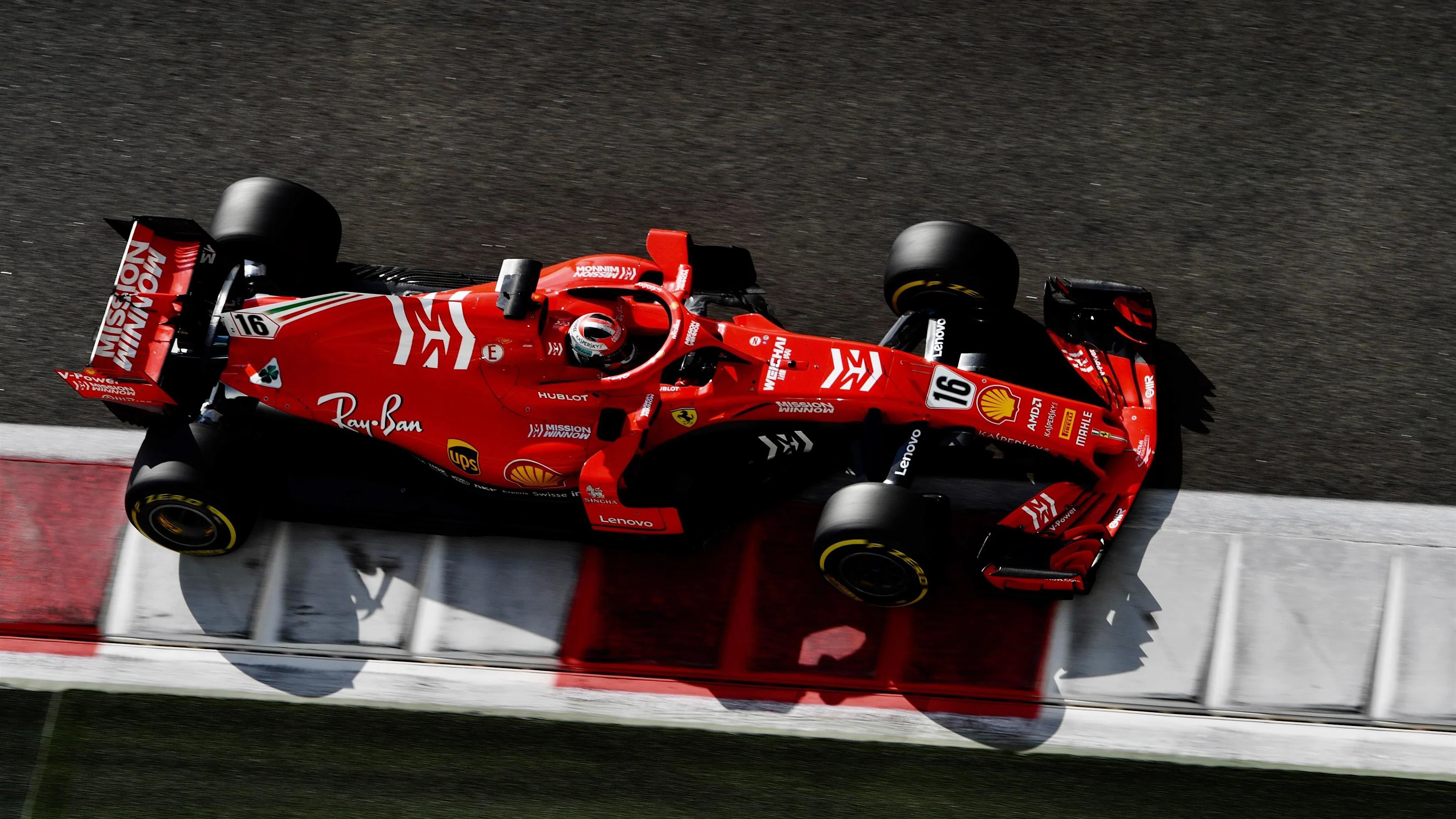 Charles Leclerc, Ferrari SF-71H at Formula One Testing, Day Two, Yas Marina Circuit, Abu Dhabi,