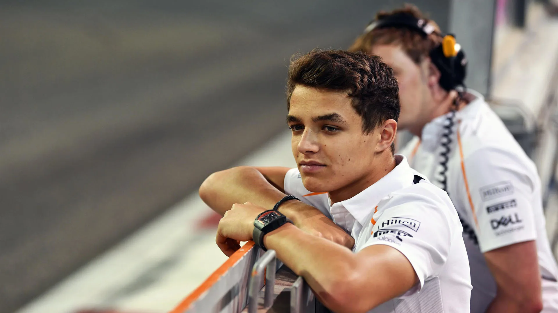 Lando Norris, McLaren at Formula One Testing, Day Two, Yas Marina Circuit, Abu Dhabi, UAE,