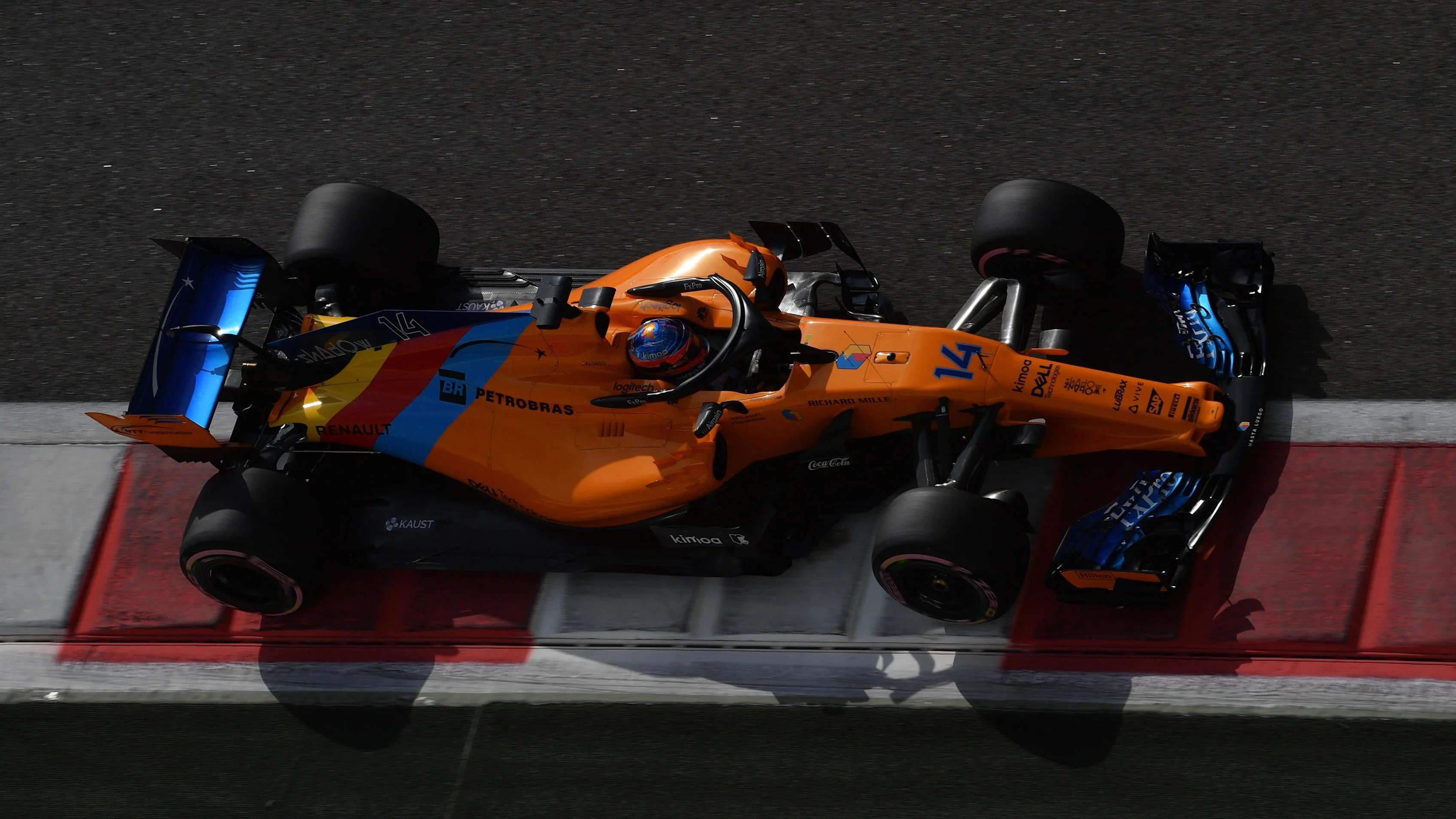 Fernando Alonso, McLaren MCL33 at Formula One World Championship, Rd21, Abu Dhabi Grand Prix, Qualifying, Yas Marina Circuit, Abu Dhabi, UAE, Saturday 24 November 2018.