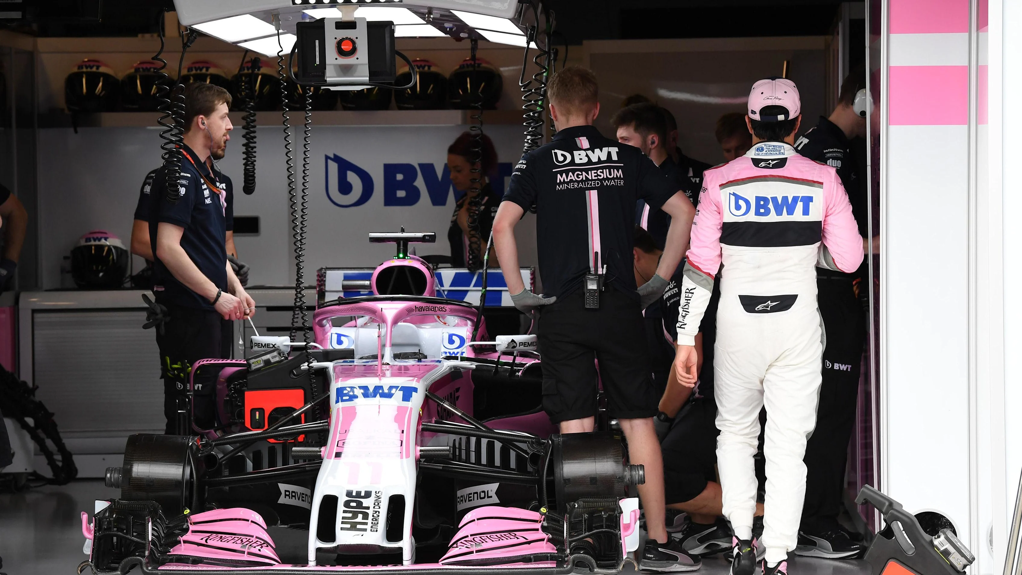 Sergio Perez (MEX) Force India VJM11 at Formula One World Championship, Rd1, Australian Grand Prix, Qualifying, Melbourne, Australia, Saturday 24 March 2018. © Mark Sutton/Sutton Images