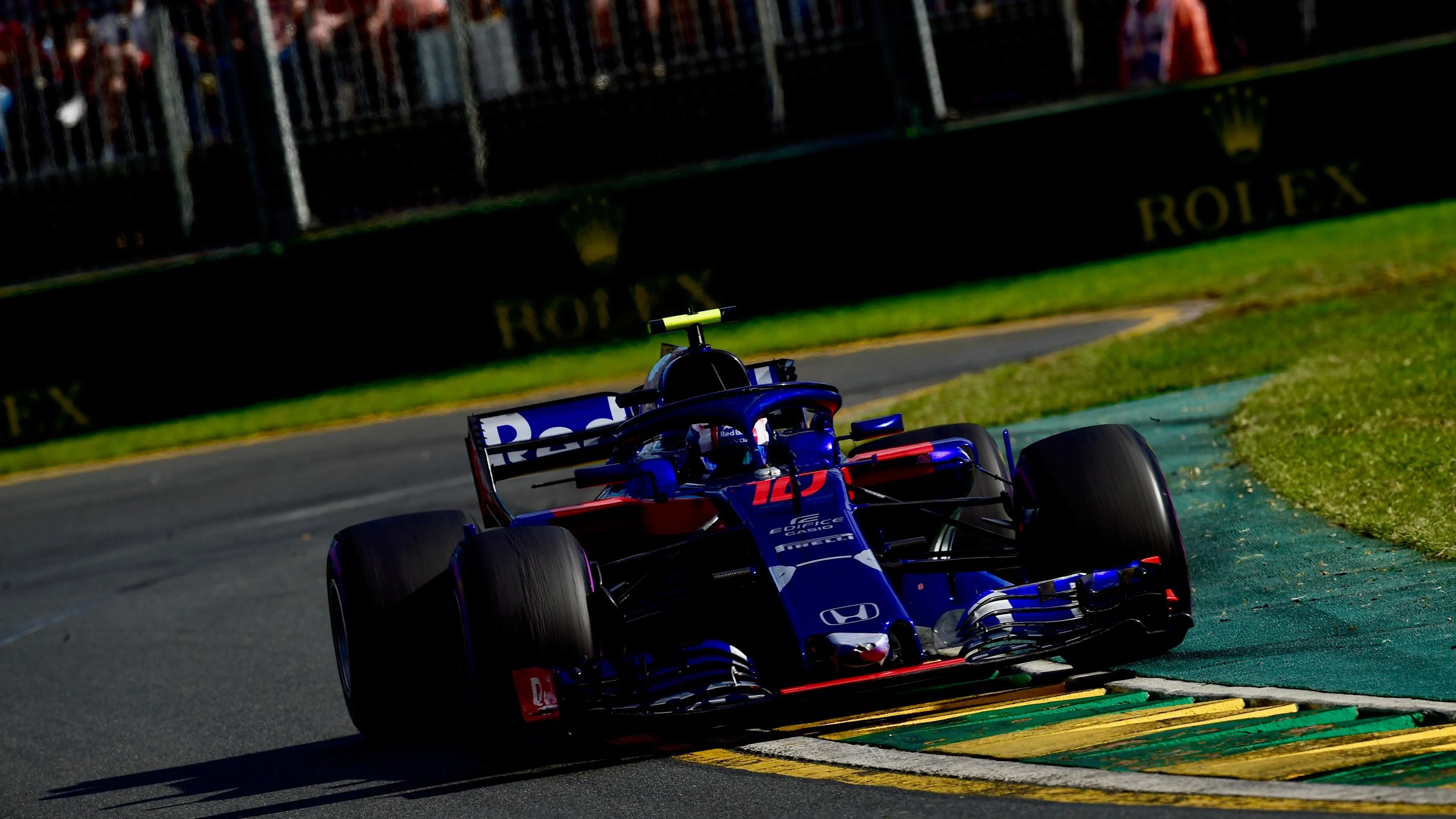 Pierre Gasly (FRA) Scuderia Toro Rosso STR13 at Formula One World Championship, Rd1, Australian Grand Prix, Race, Melbourne, Australia, Sunday 25 March 2018. © Jerry Andre/Sutton Images