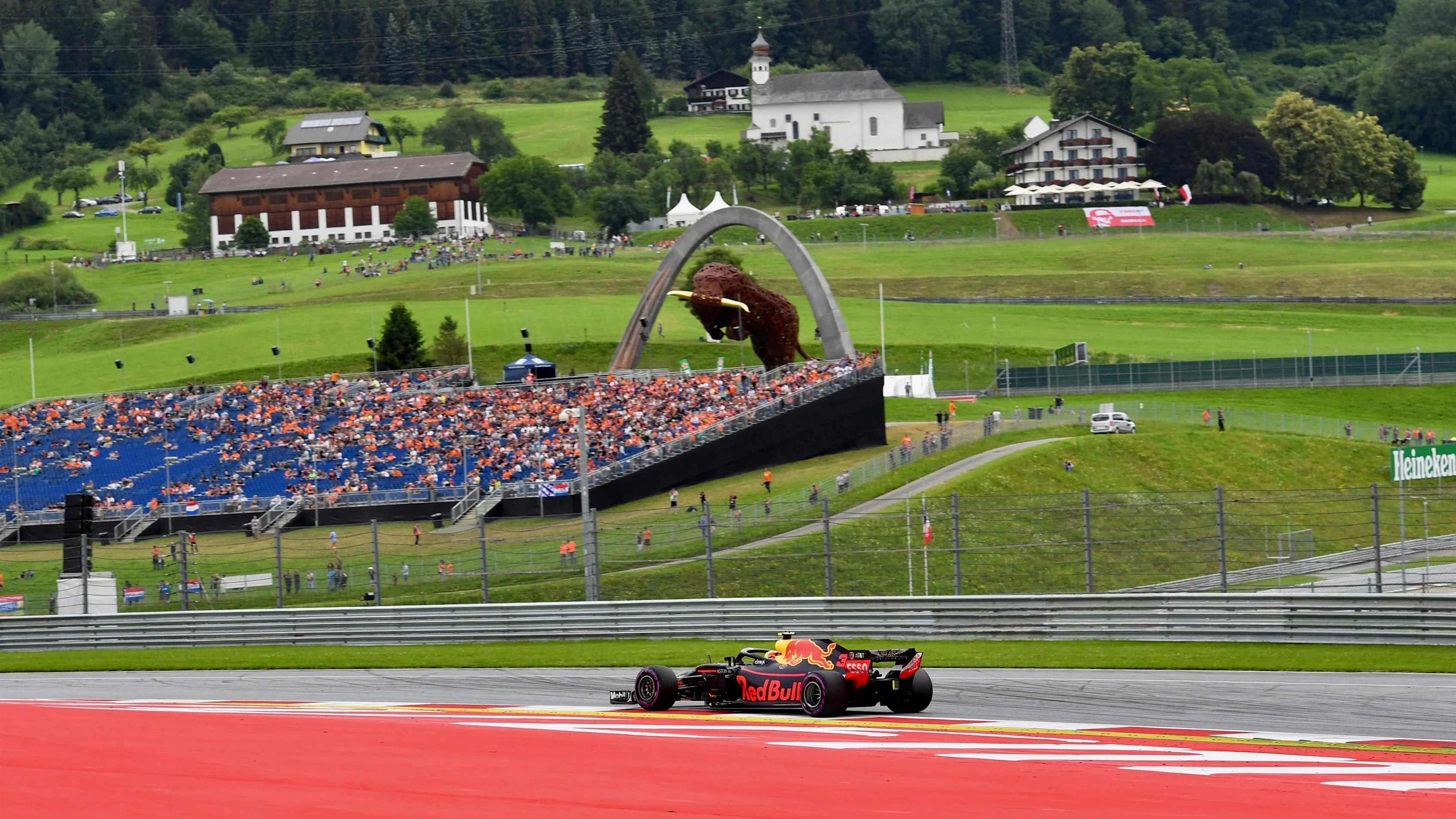 Max Verstappen (NED) Red Bull Racing RB14 at Formula One World Championship, Rd9, Austrian Grand