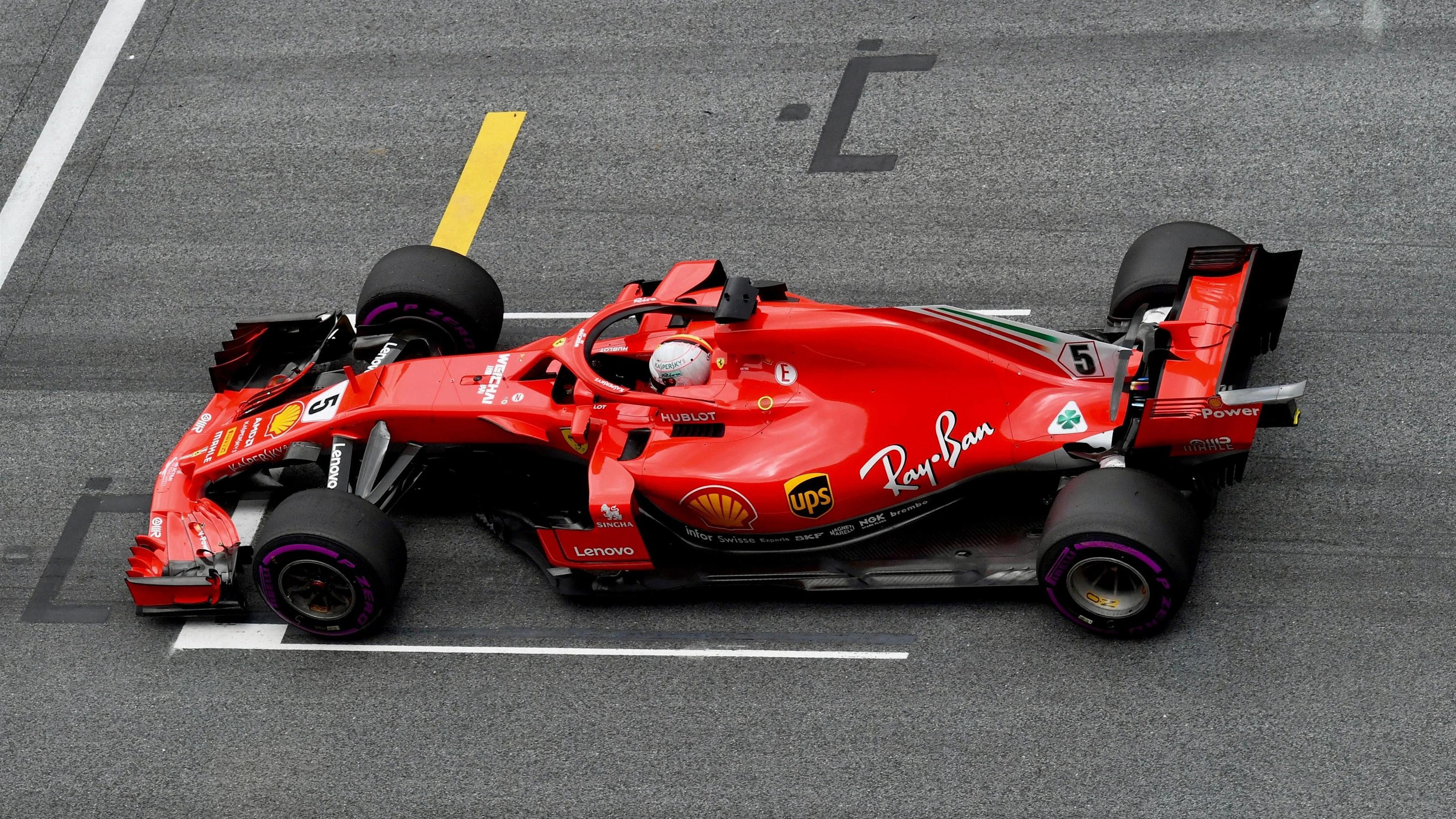 Sebastian Vettel (GER) Ferrari SF-71H at Formula One World Championship, Rd9, Austrian Grand Prix,