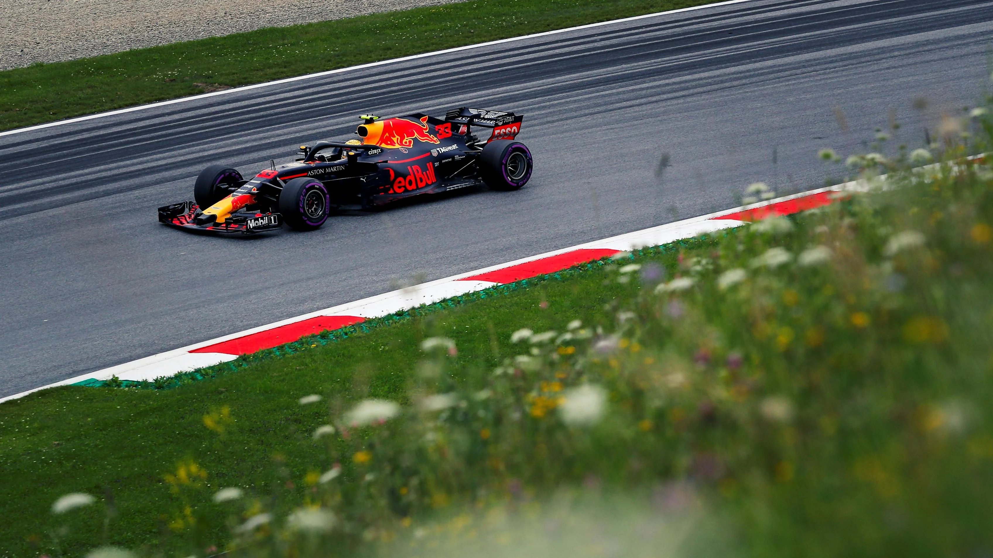 Max Verstappen (NED) Red Bull Racing RB14 at Formula One World Championship, Rd9, Austrian Grand
