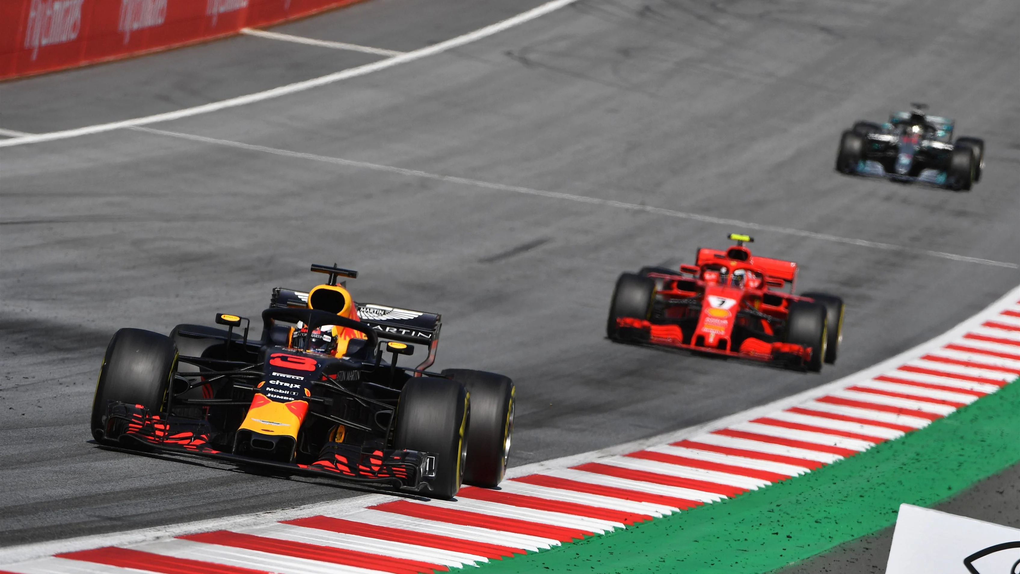 Daniel Ricciardo (AUS) Red Bull Racing RB14 at Formula One World Championship, Rd9, Austrian Grand