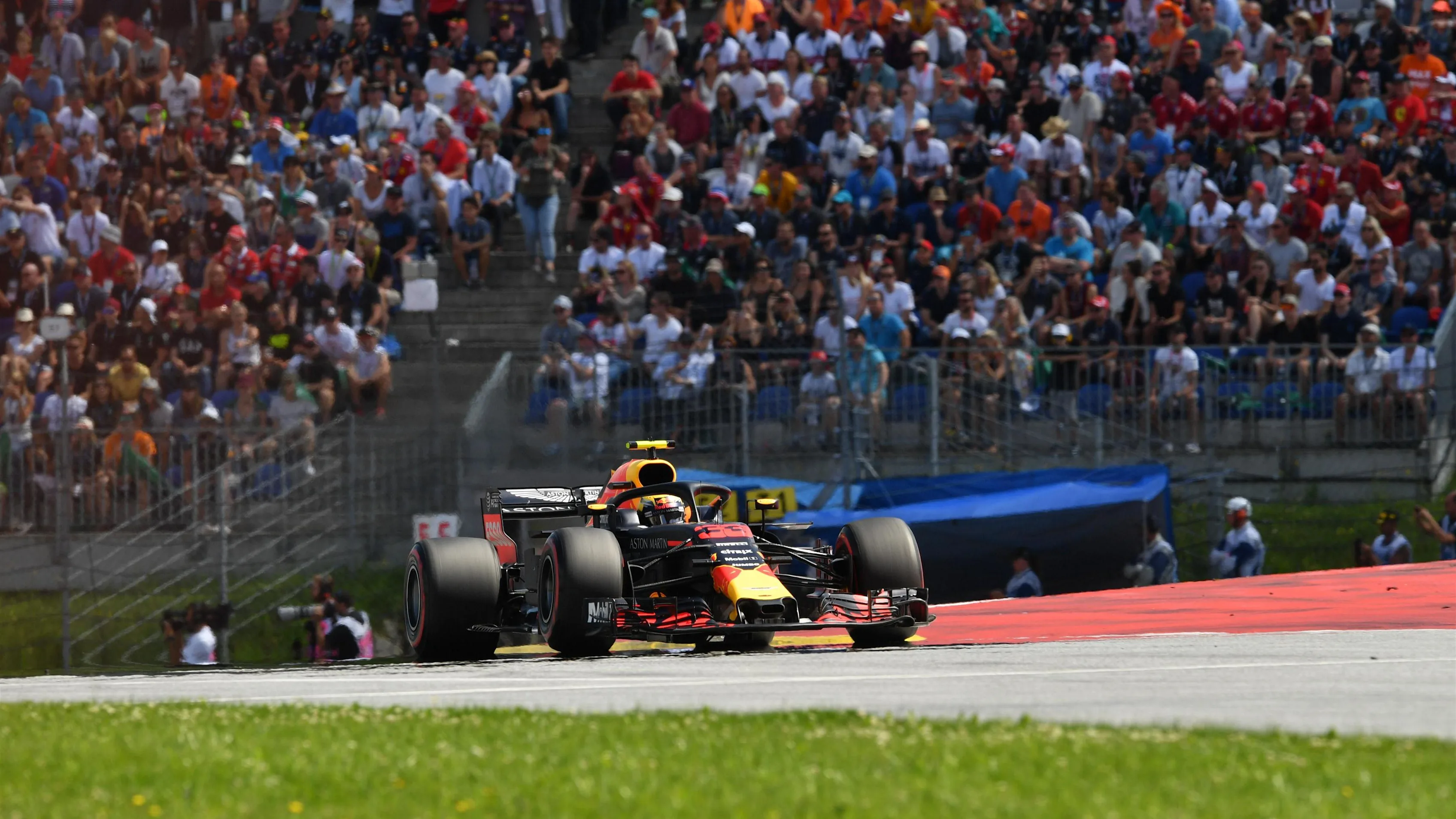 Max Verstappen (NED) Red Bull Racing RB14 at Formula One World Championship, Rd9, Austrian Grand