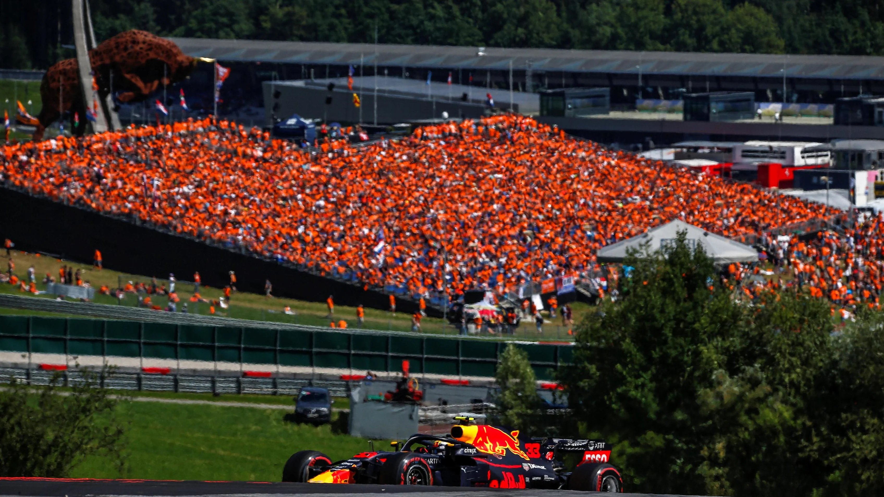 Max Verstappen (NED) Red Bull Racing RB14 at Formula One World Championship, Rd9, Austrian Grand