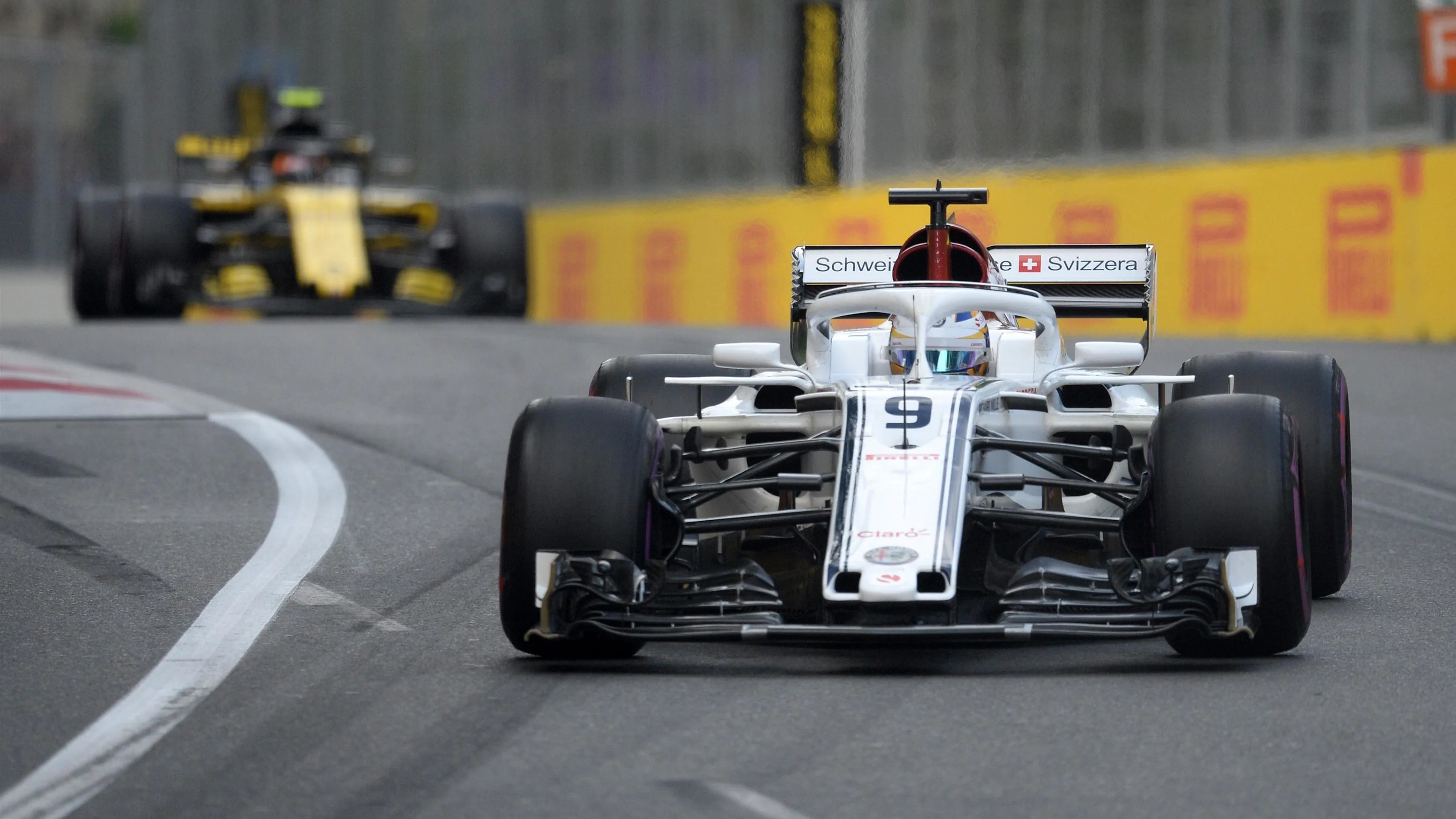 Marcus Ericsson (SWE) Alfa Romeo Sauber C37 at Formula One World Championship, Rd4, Azerbaijan Grand Prix, Qualifying, Baku City Circuit, Baku, Azerbaijan, Saturday 28 April 2018. © Simon Galloway/Sutton Images