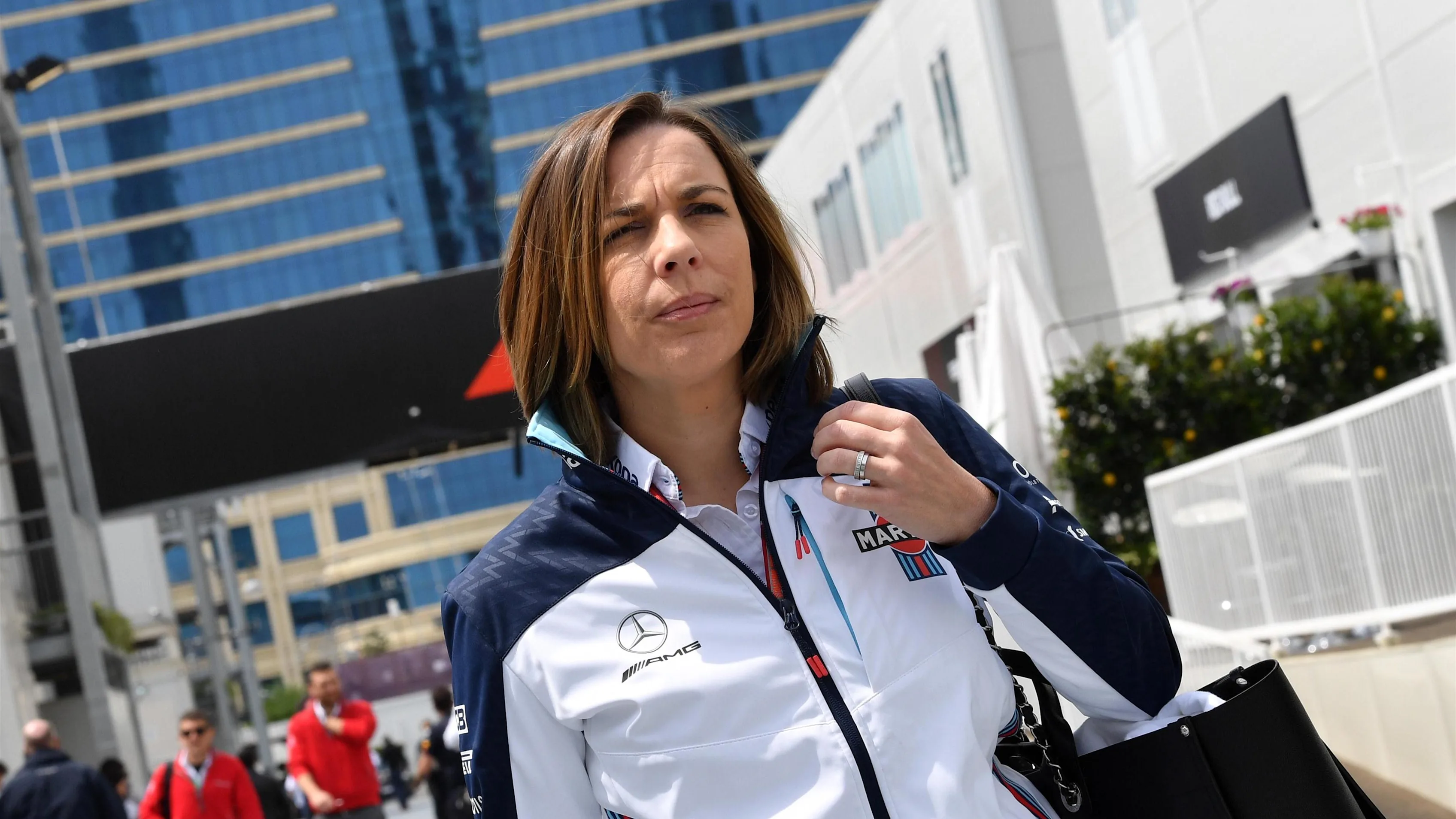 Claire Williams (GBR) Williams Deputy Team Principal at Formula One World Championship, Rd4, Azerbaijan Grand Prix, Race, Baku City Circuit, Baku, Azerbaijan, Sunday 29 April 2018. © Jerry Andre/Sutton Images