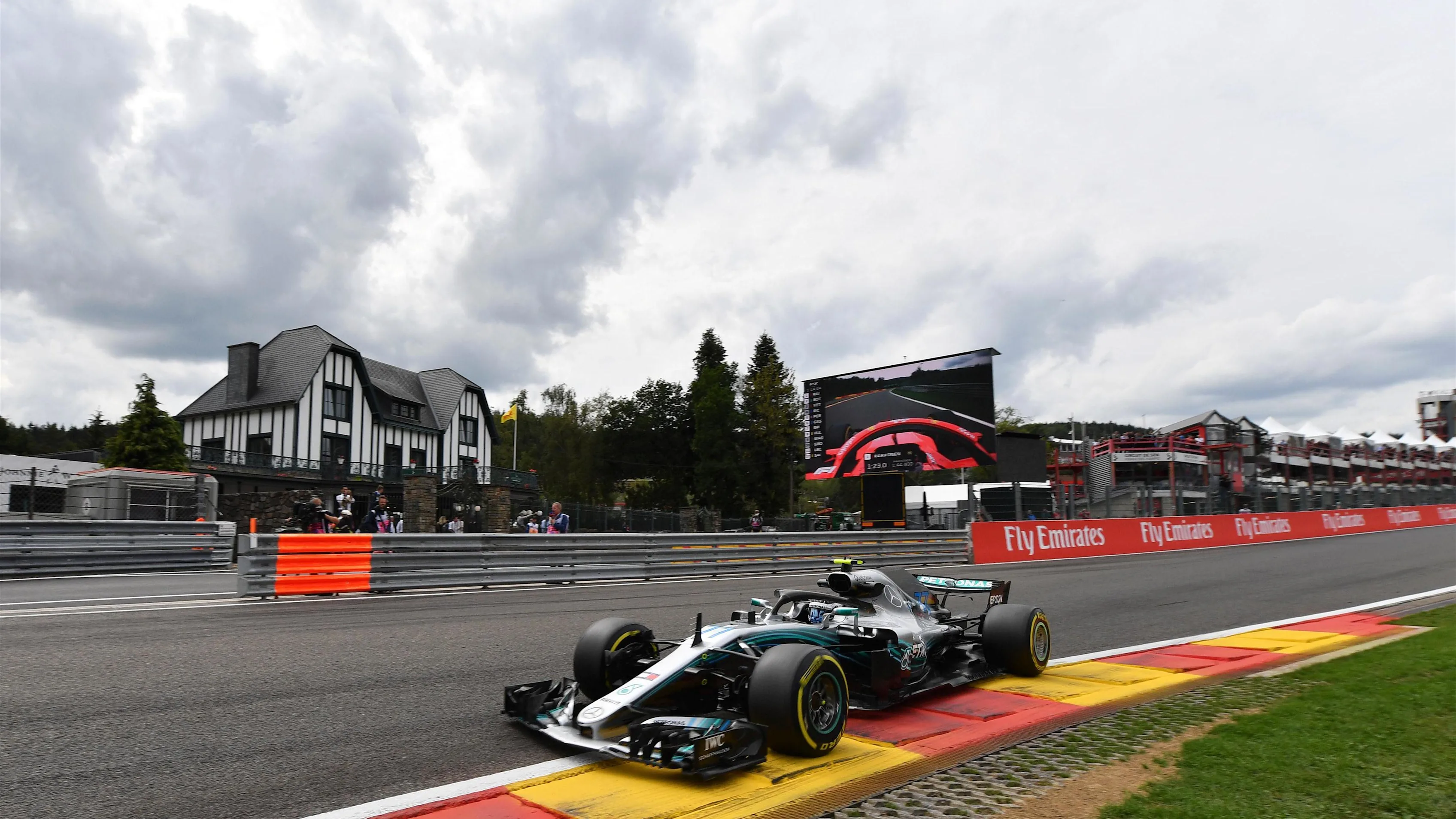 Valtteri Bottas, Mercedes AMG F1 W09 at Formula One World Championship, Rd13, Belgian Grand Prix,