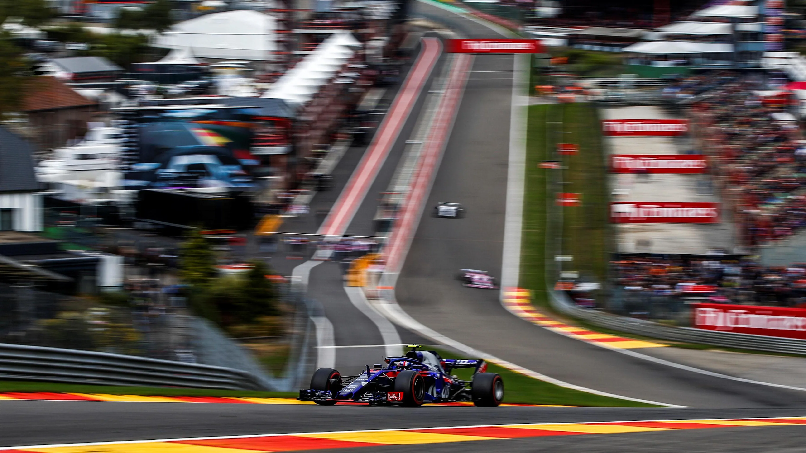Pierre Gasly, Scuderia Toro Rosso STR13 at Formula One World Championship, Rd13, Belgian Grand