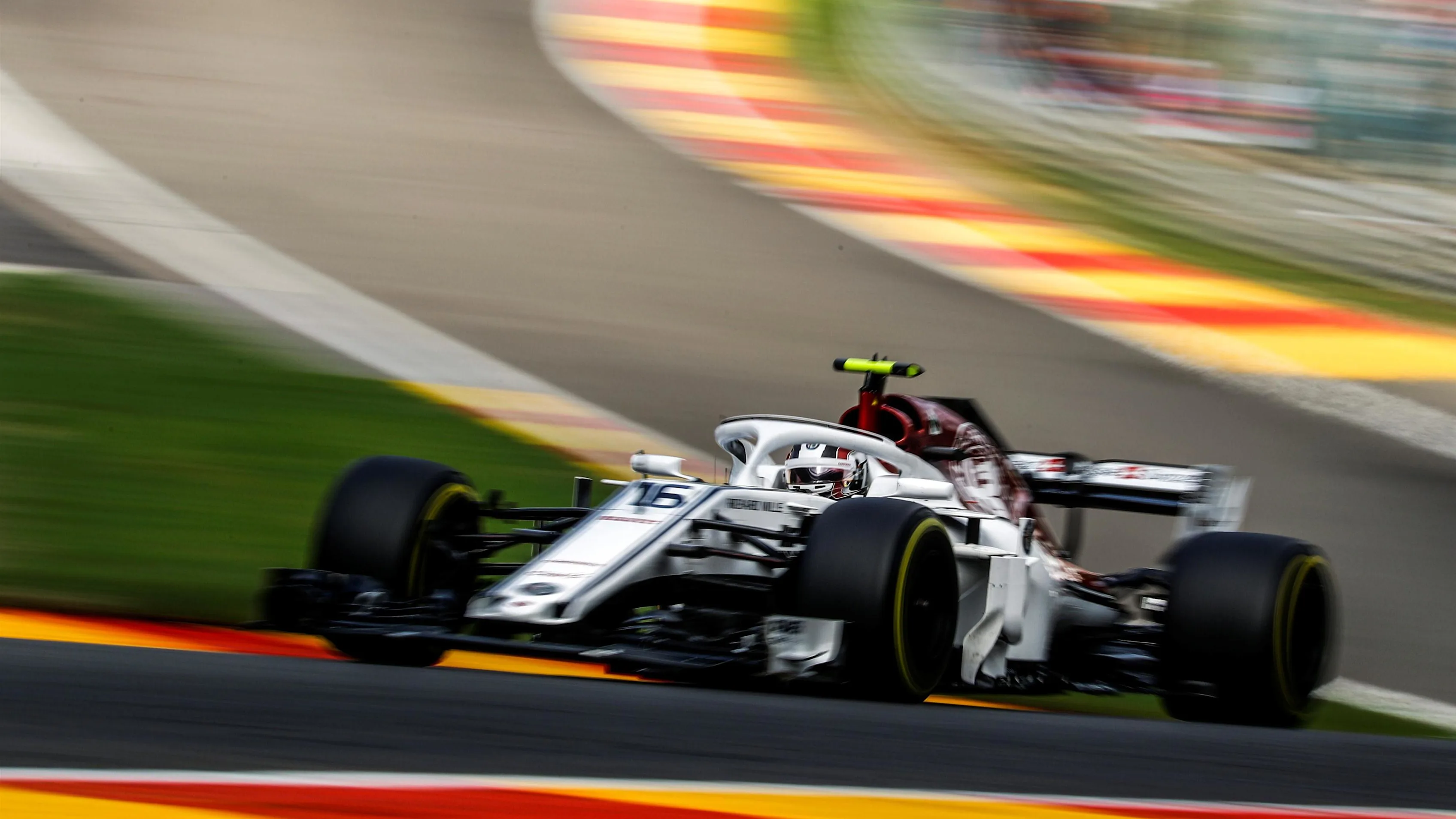 Charles Leclerc, Alfa Romeo Sauber C37 at Formula One World Championship, Rd13, Belgian Grand Prix, Qualifying, Spa Francorchamps, Belgium, Saturday 25 August 2018. © Manuel Goria/Sutton Images