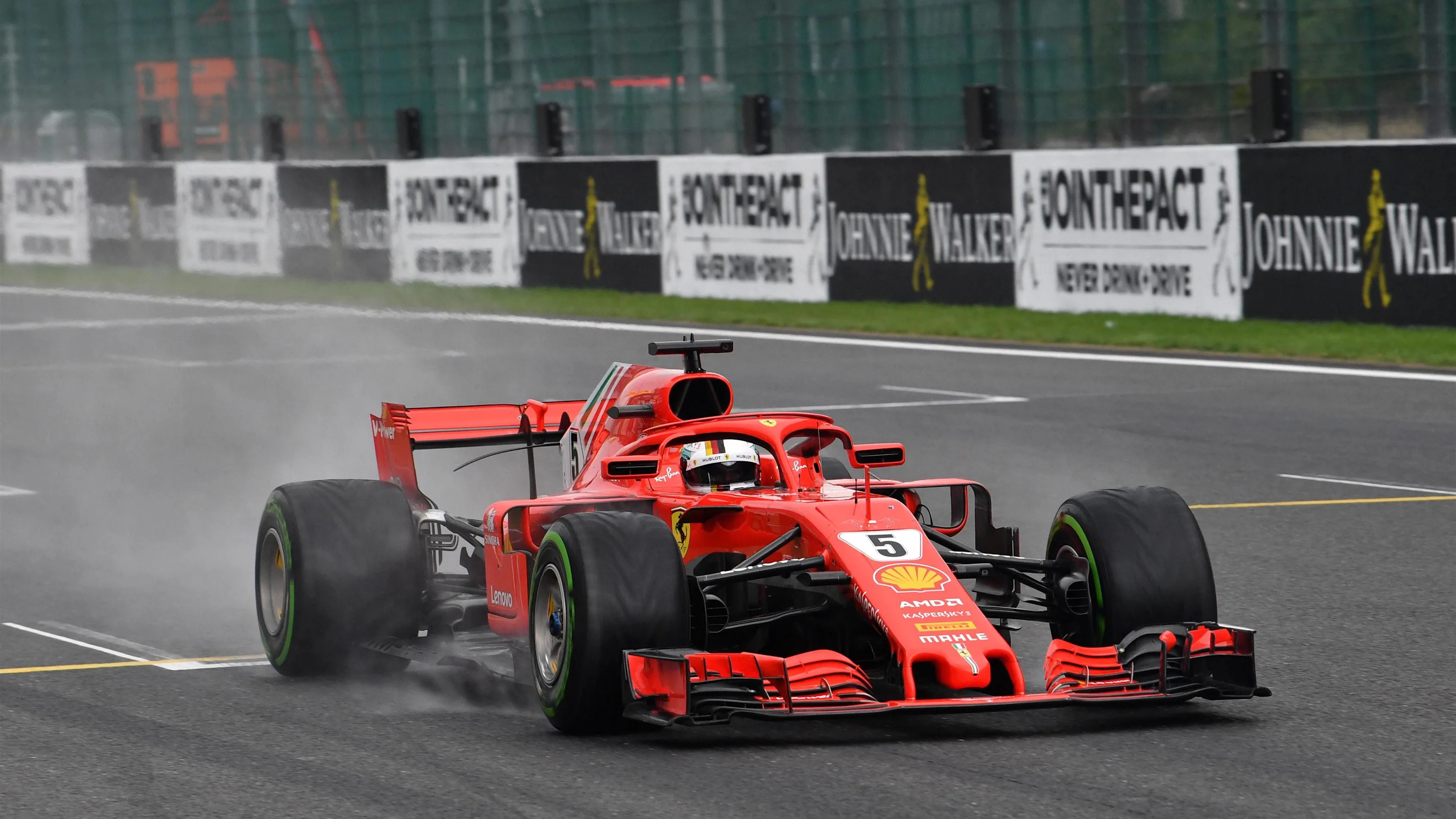 Sebastian Vettel, Ferrari SF71H at Formula One World Championship, Rd13, Belgian Grand Prix, Qualifying, Spa Francorchamps, Belgium, Saturday 25 August 2018. © Mark Sutton/Sutton Images