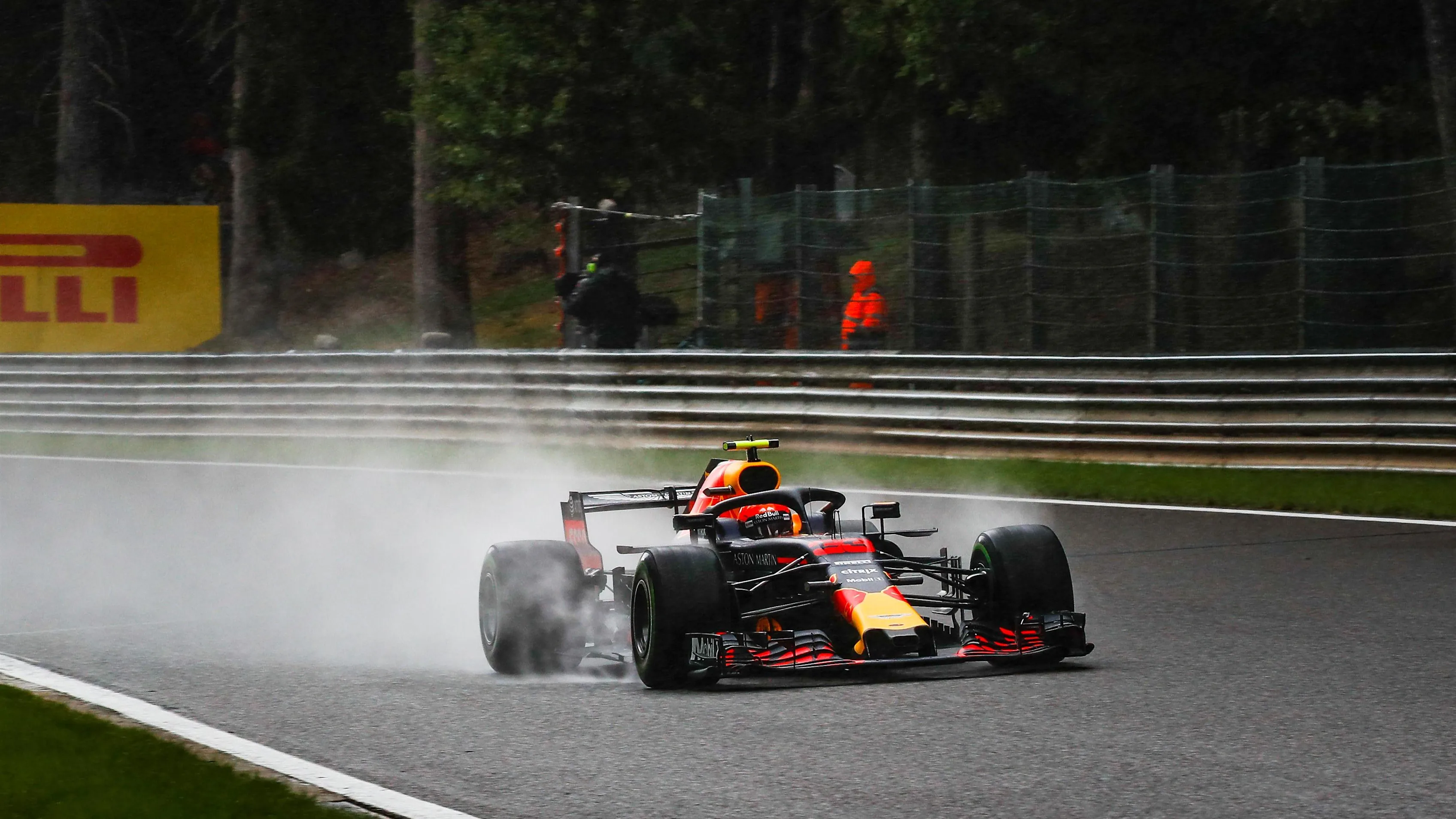 Max Verstappen, Red Bull Racing RB14 at Formula One World Championship, Rd13, Belgian Grand Prix,