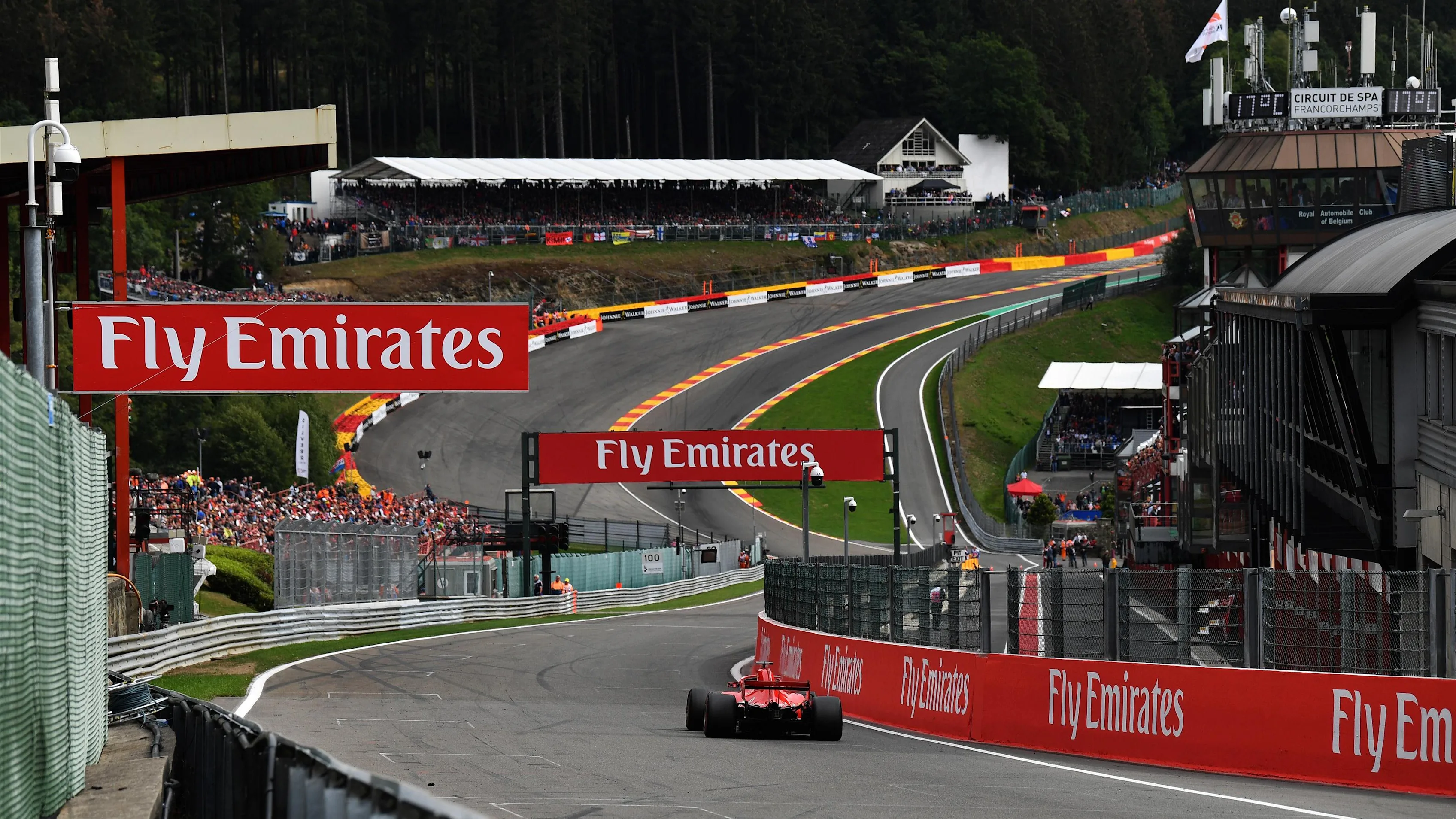 Sebastian Vettel, Ferrari SF71H at Formula One World Championship, Rd13, Belgian Grand Prix, Race,